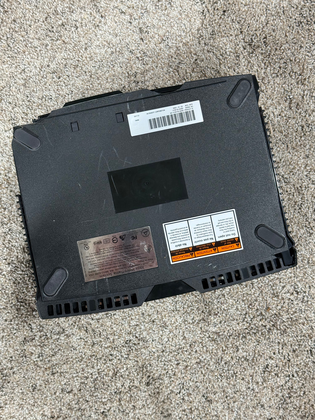 Original Xbox Working But Damaged Console Only