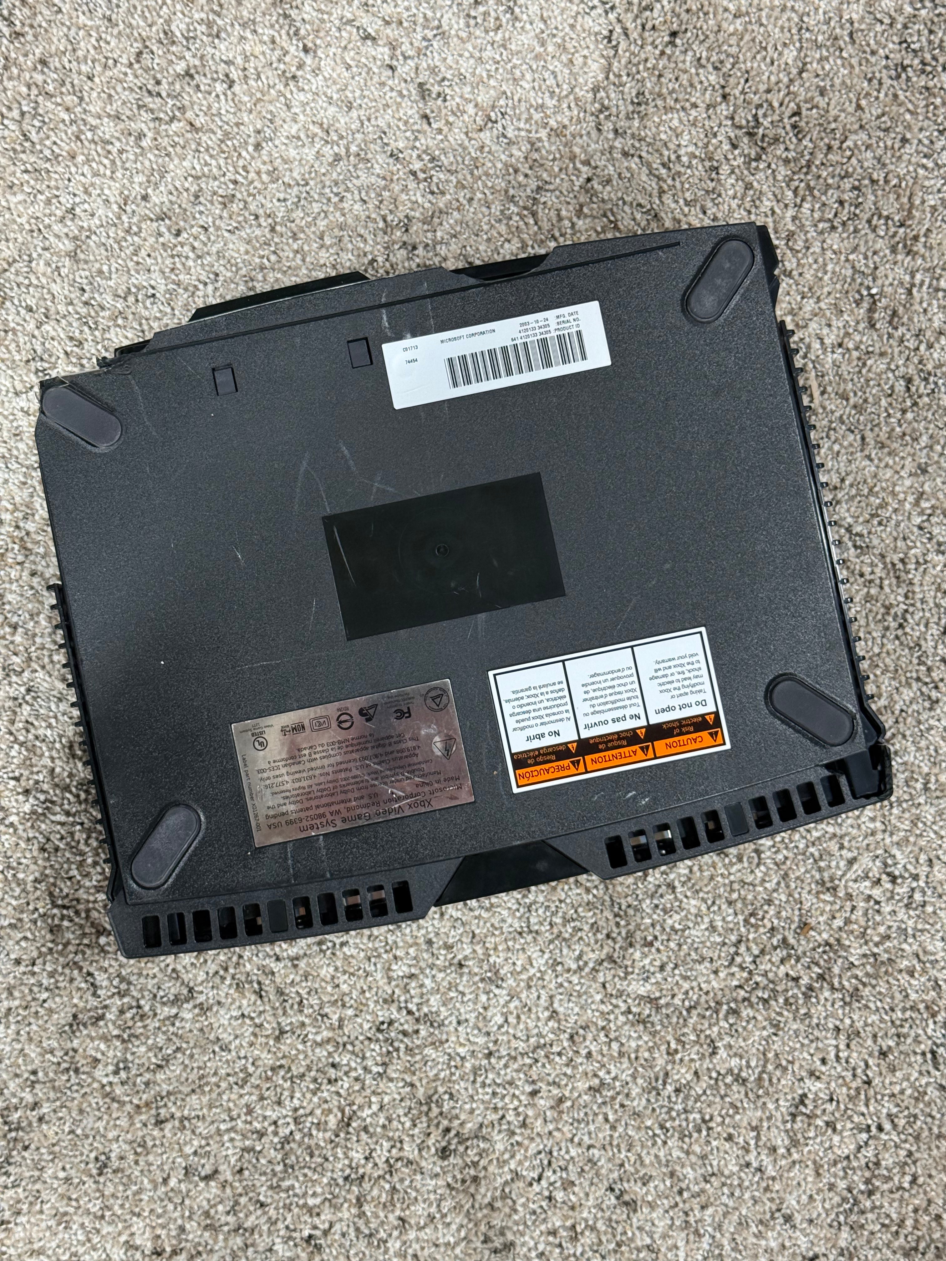 Original Xbox Working But Damaged Console Only