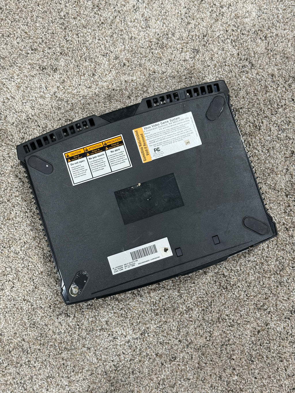 Original Xbox Console Only