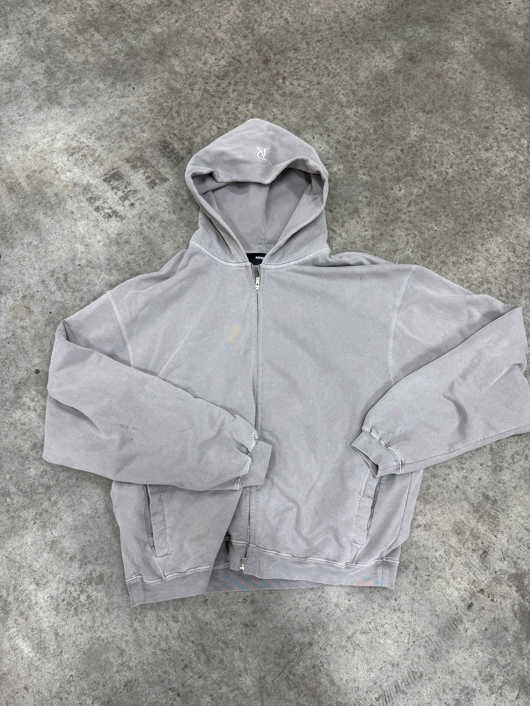 Represent Hoodie Grey Sz M