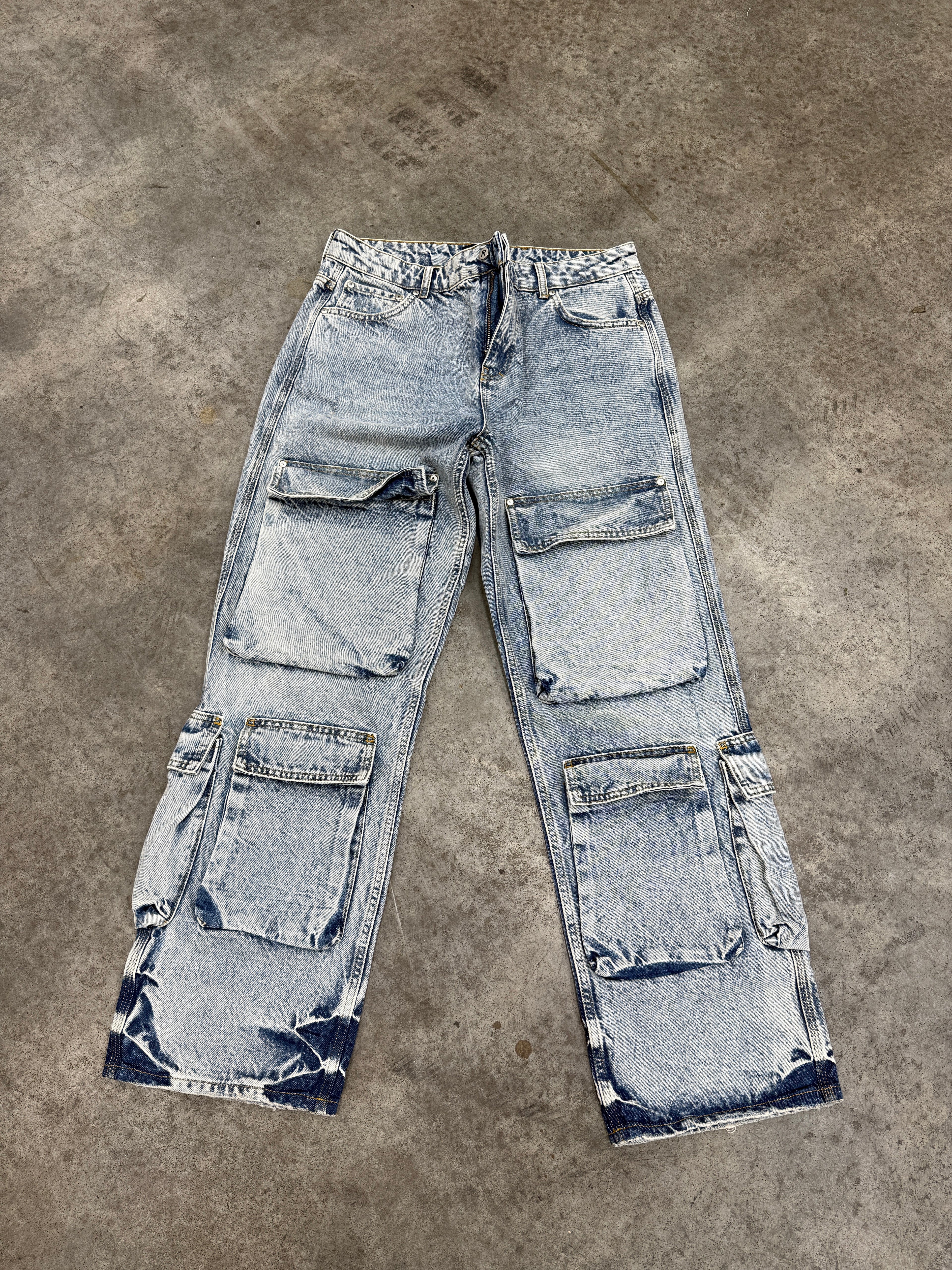 Represent R3Ca Cargo Denim Sz 32