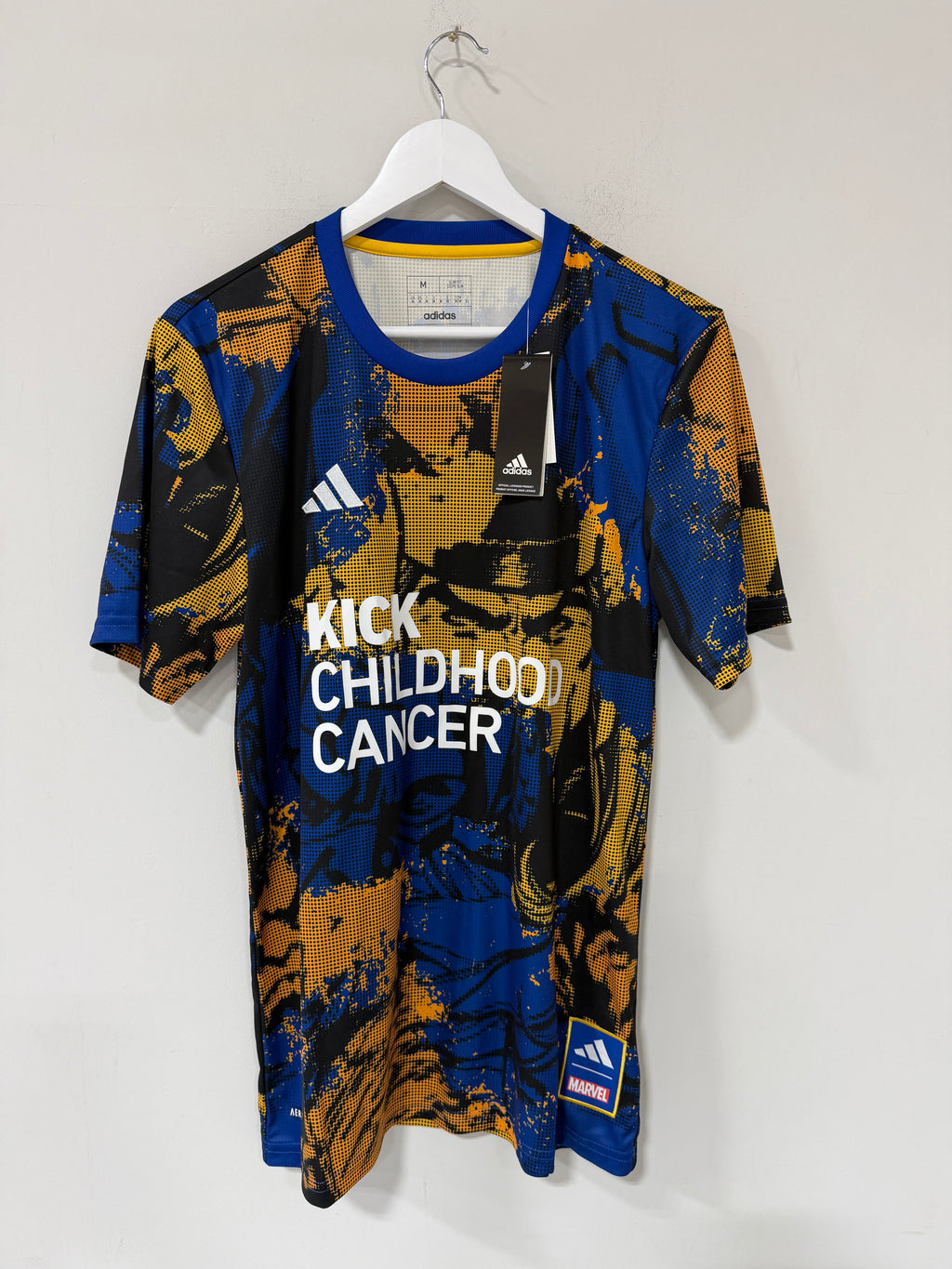 Adidas x Marvel Kick Childhood Cancer MLS Soccer Football Jersey Mens