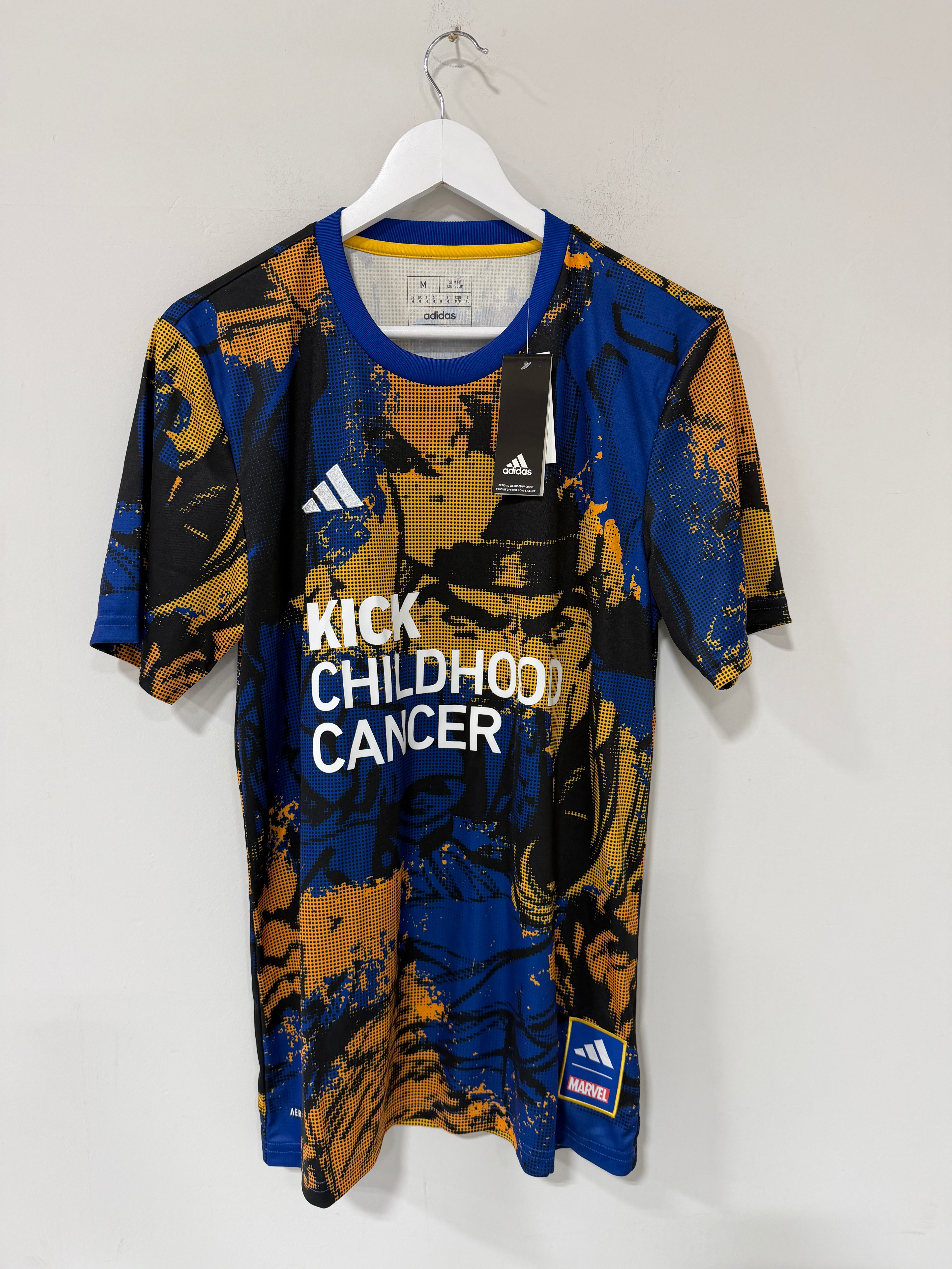 Adidas x Marvel Kick Childhood Cancer MLS Soccer Football Jersey Mens