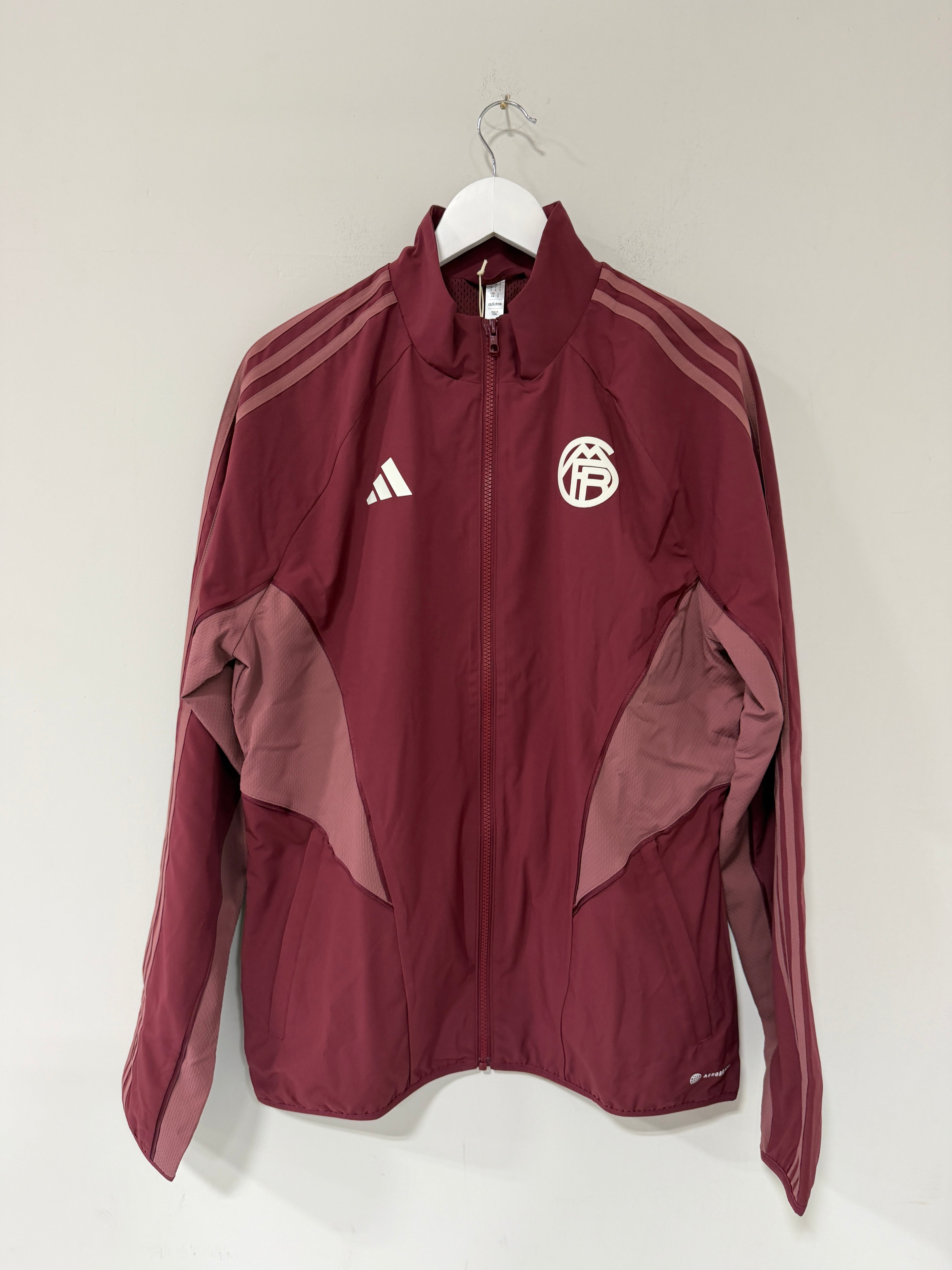 Adidas FC Barcelona Anthem Jacket – Shade Red/Orange