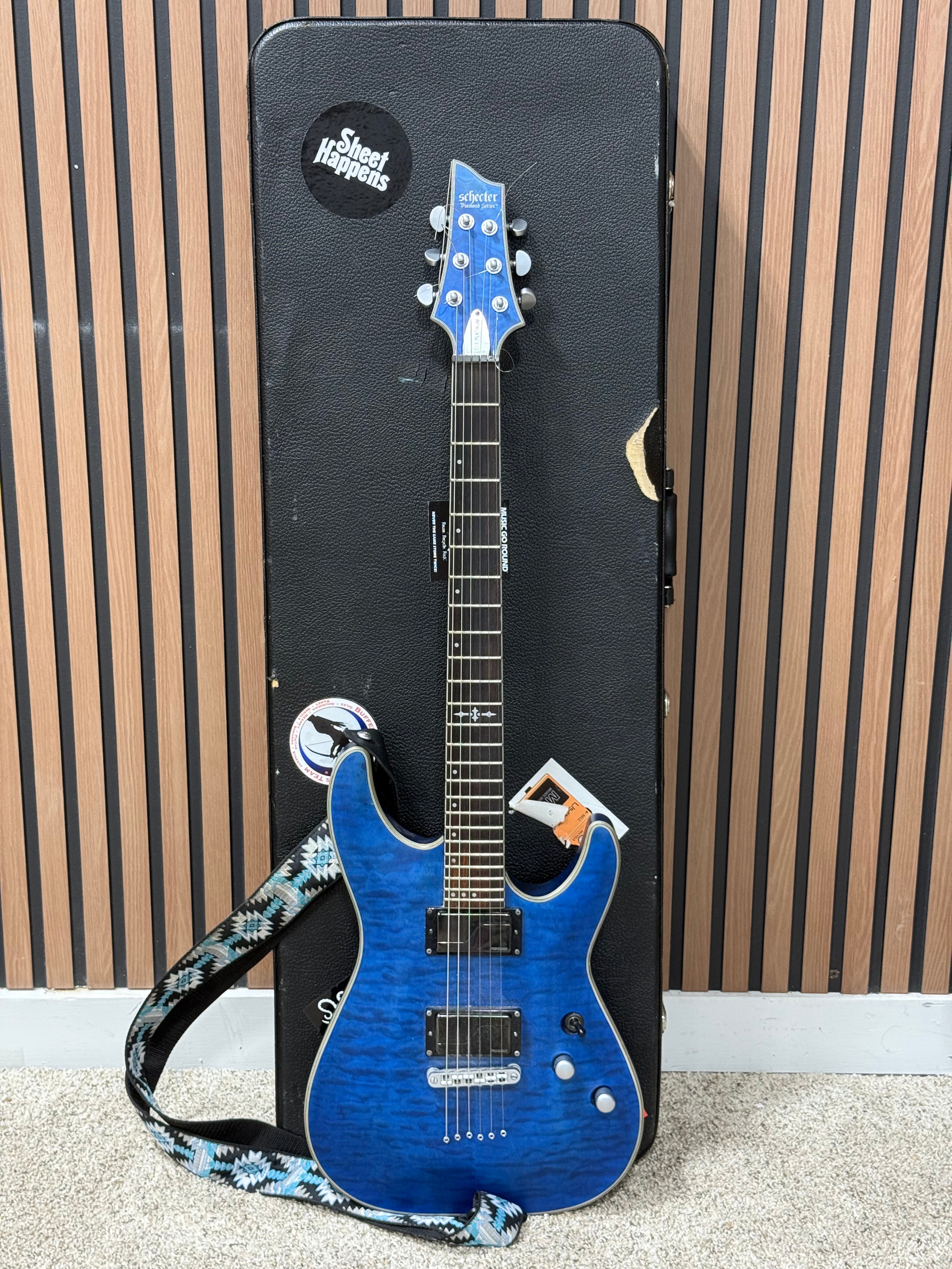 Schecter Diamond Series Electric Guitar Blue