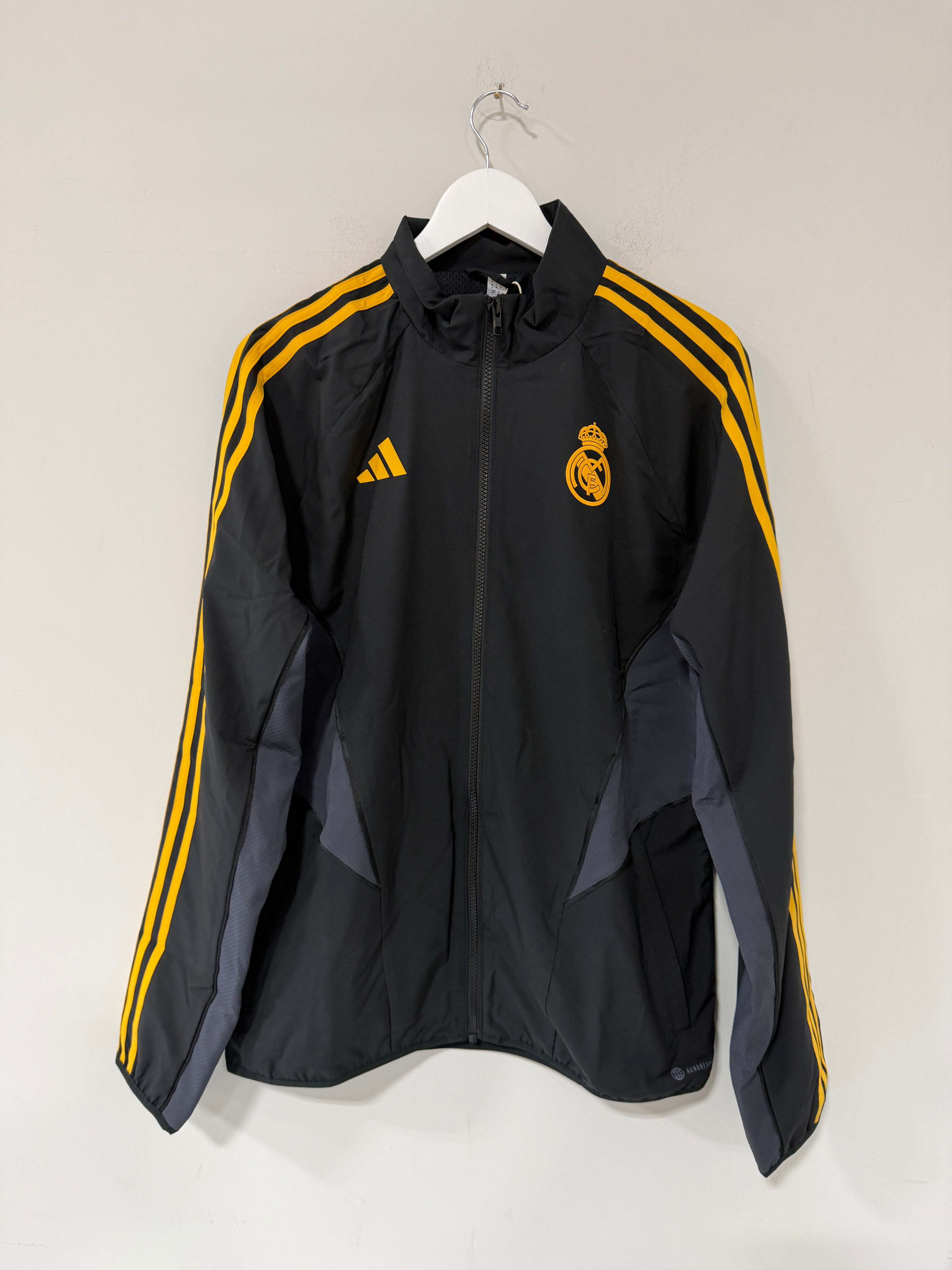 Adidas Real Madrid Anthem Jacket – Black/Purple