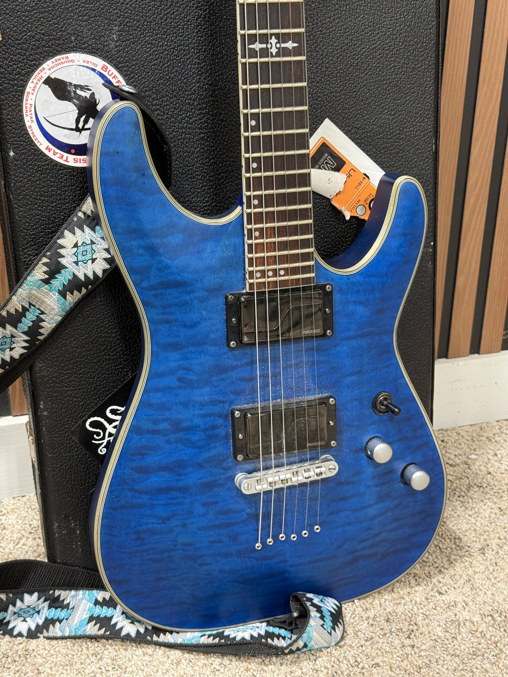 Schecter Diamond Series Electric Guitar Blue