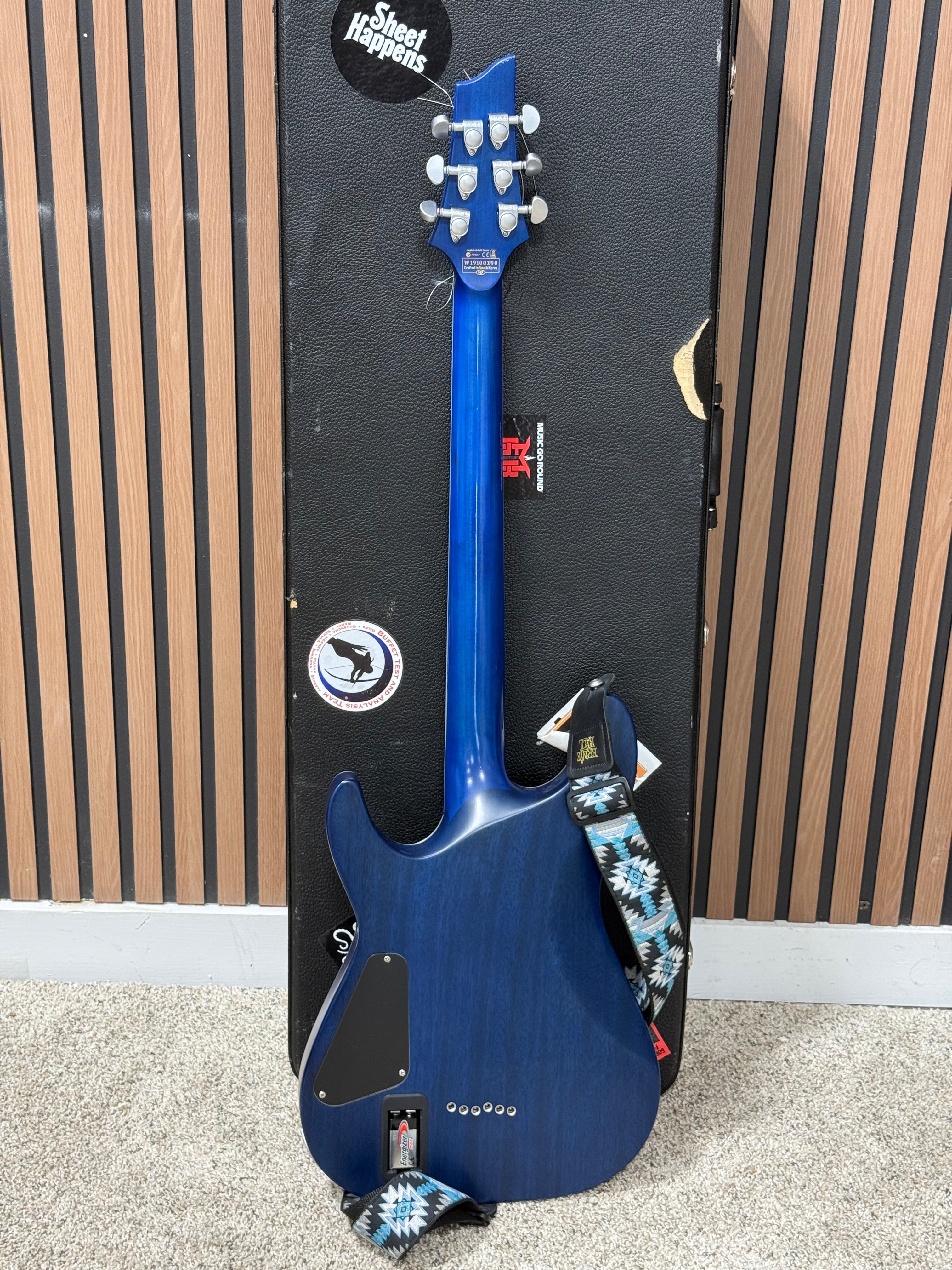 Schecter Diamond Series Electric Guitar Blue
