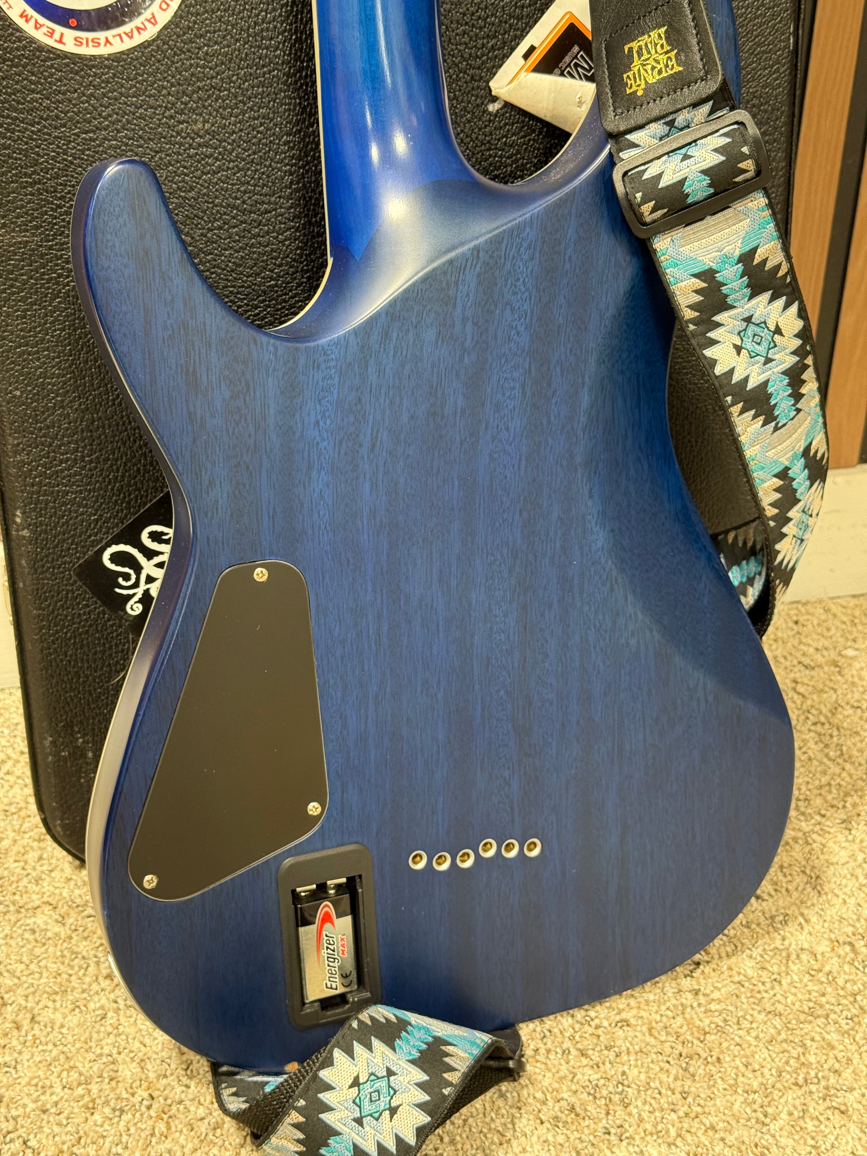 Schecter Diamond Series Electric Guitar Blue