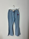 True Religion Big T Pacific Low Rise Bootcut Sweatpants women's sz L