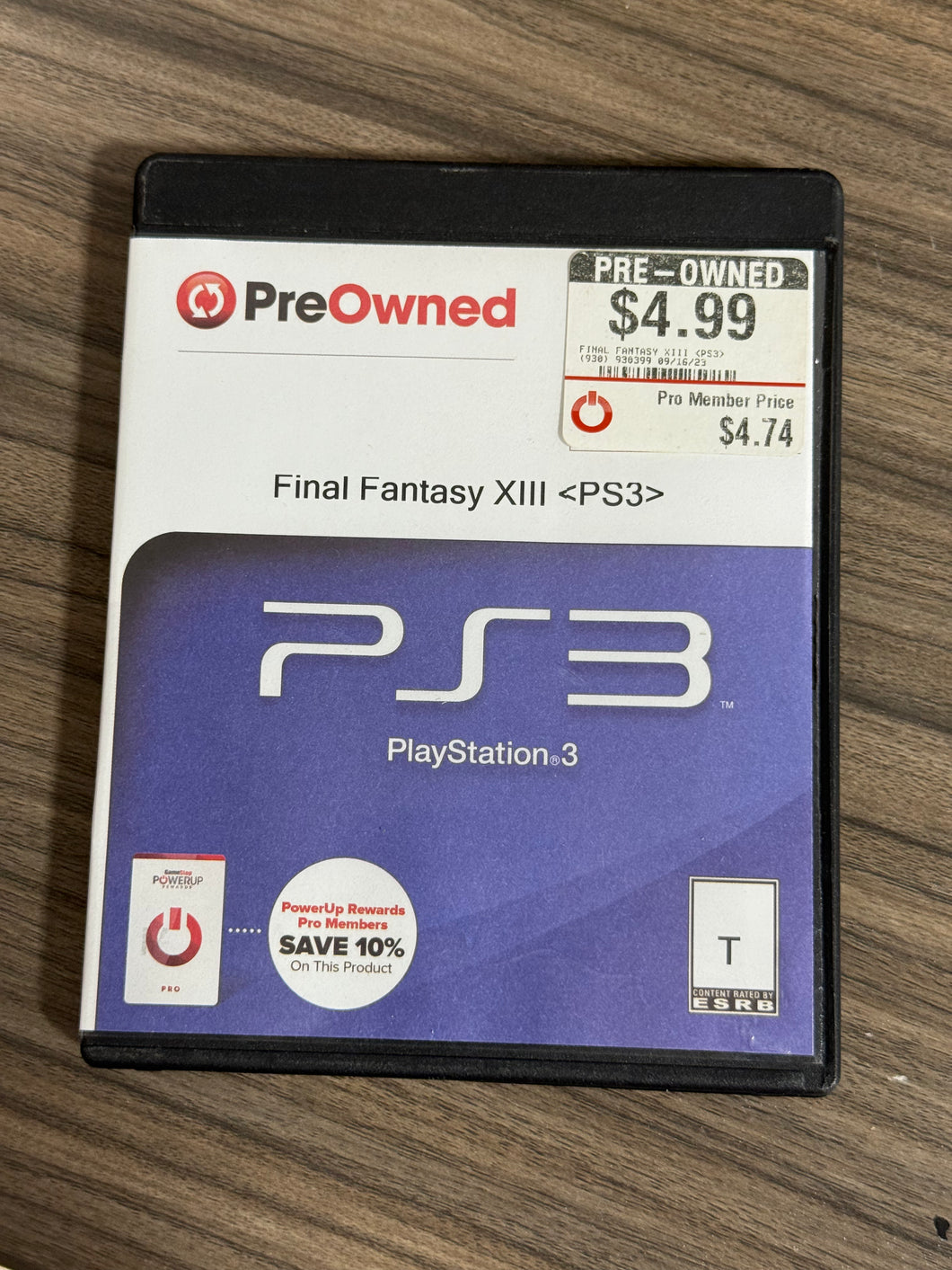 Final Fantasy XIII PS3 Game