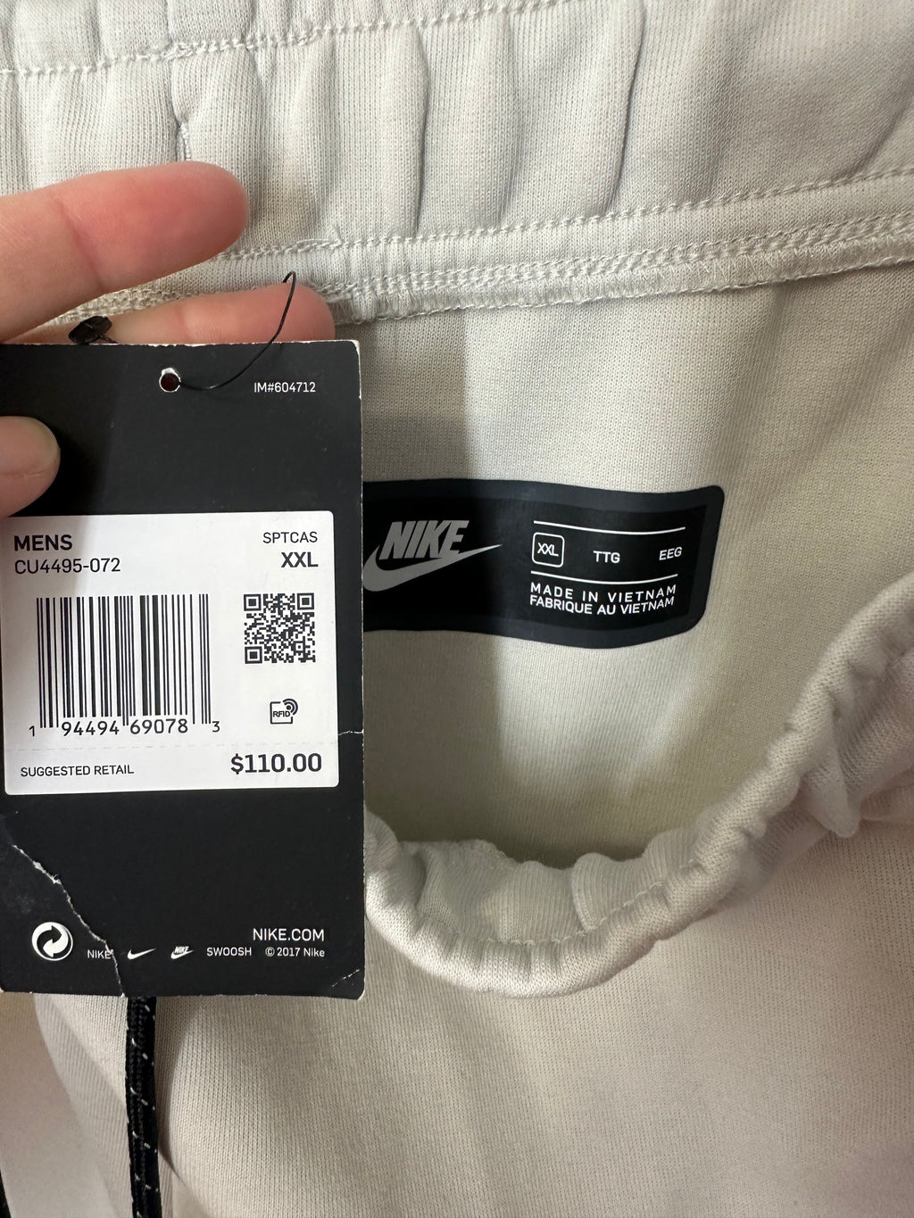 NEW Nike Tech Fleece joggers men's sz 2XL