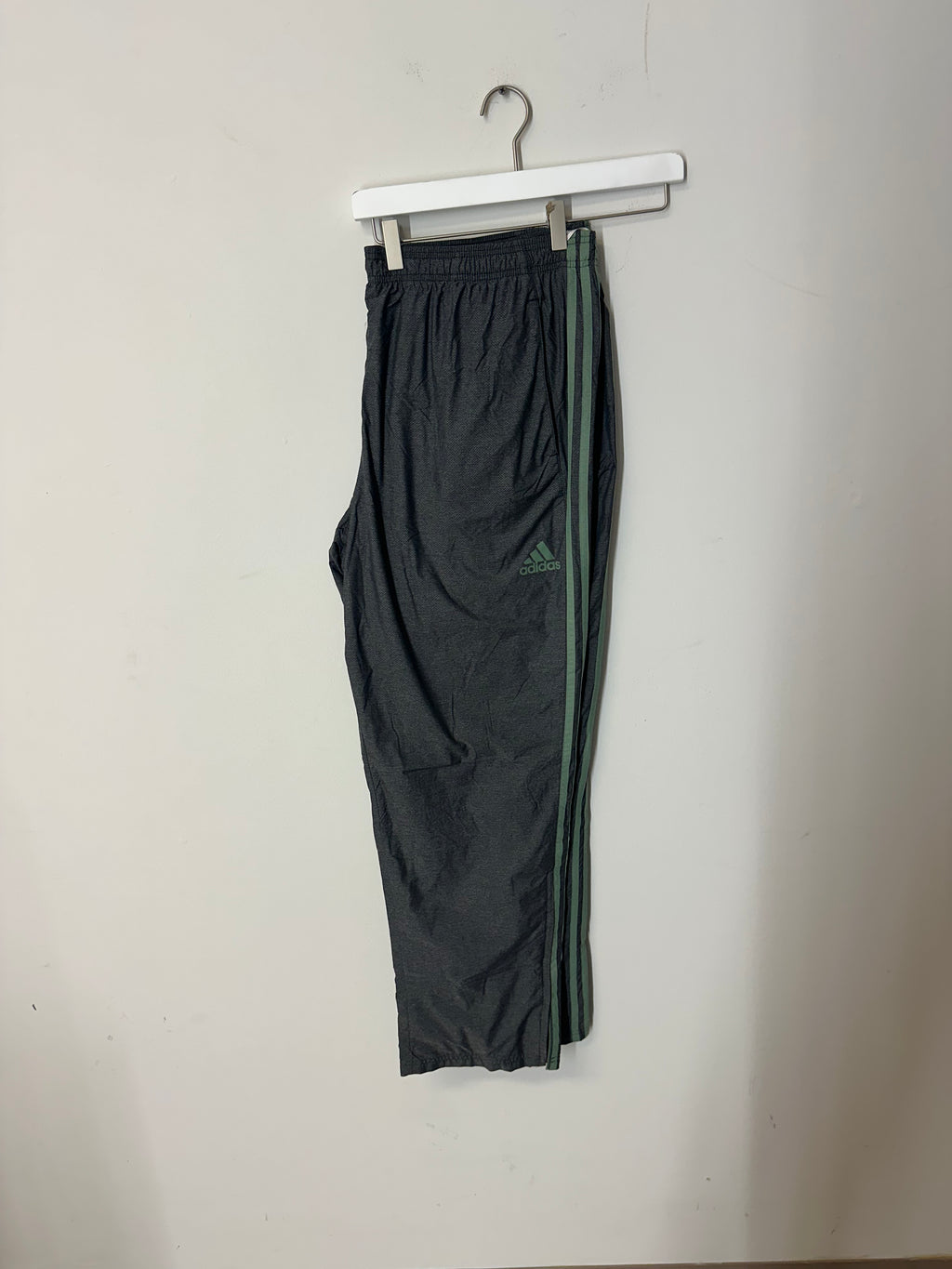 Vintage dark gray Adidas track pants men's sz 2XL