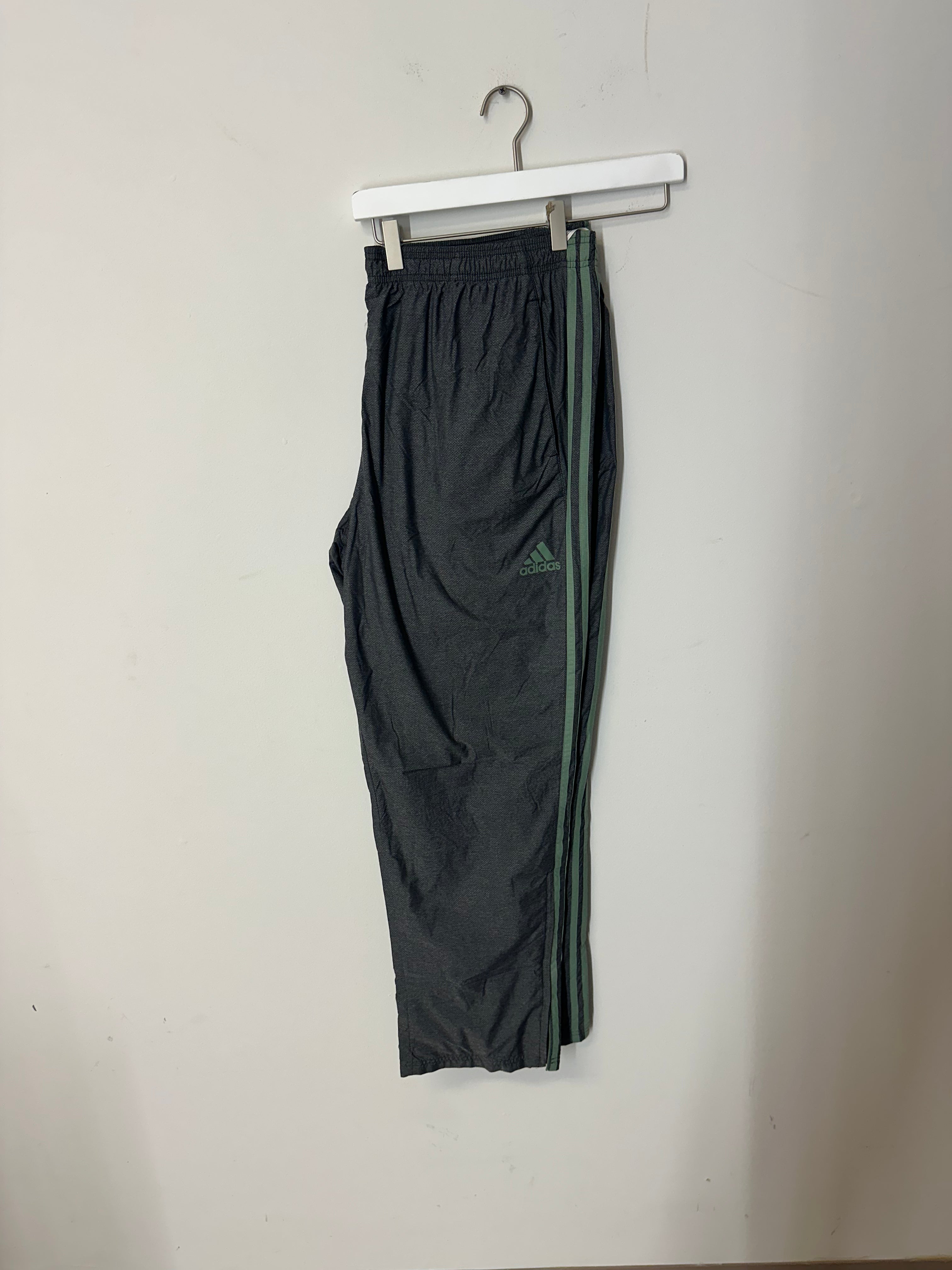 Vintage dark gray Adidas track pants men's sz 2XL