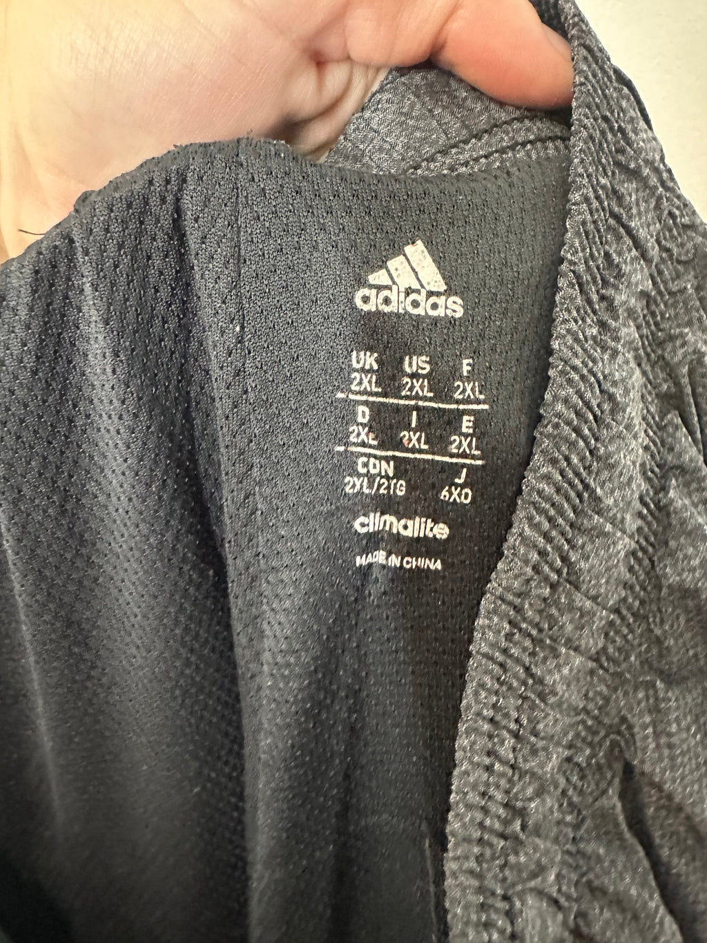 Vintage dark gray Adidas track pants men's sz 2XL