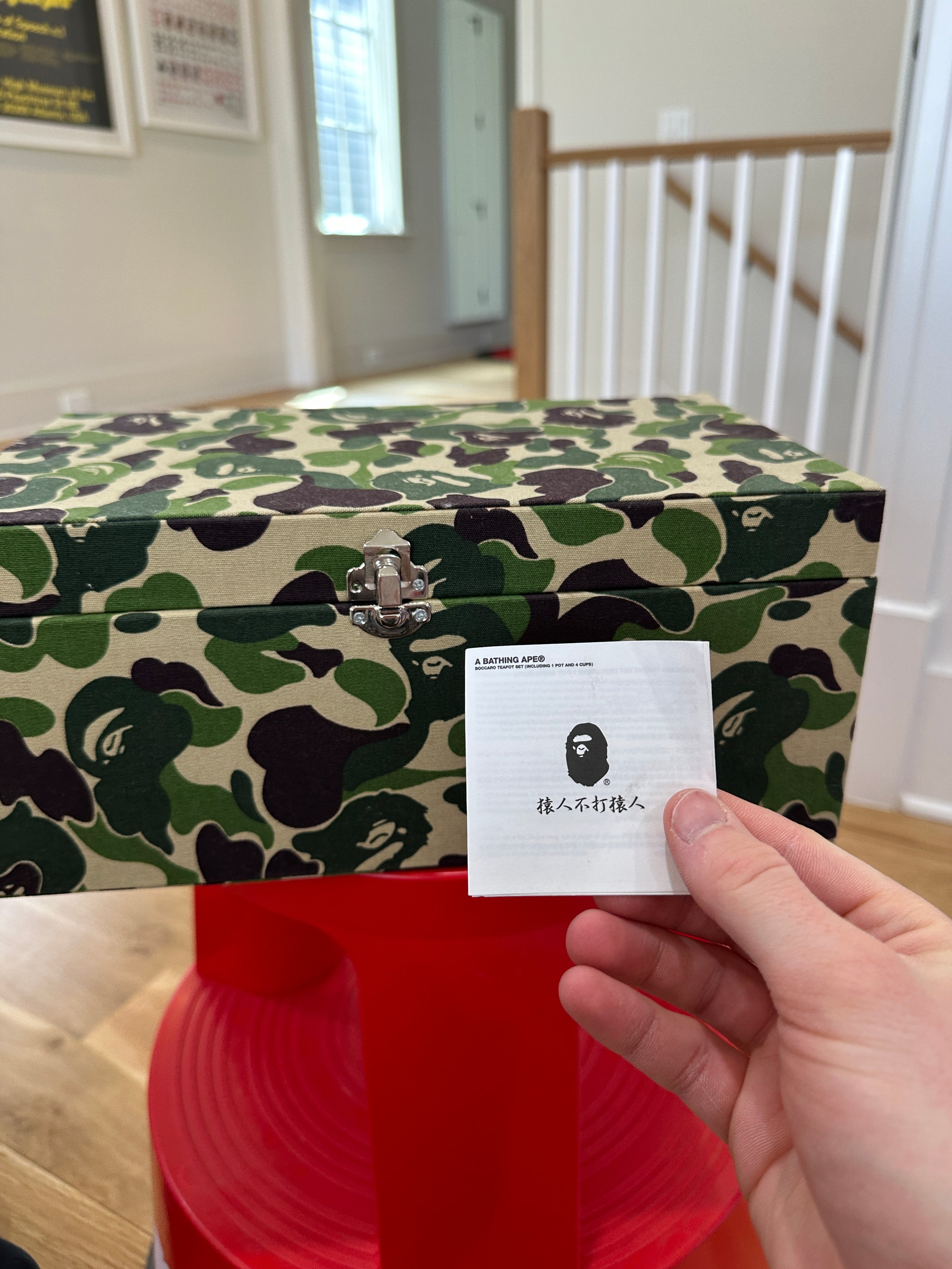 A Bathing Ape Bape Ceramic Tea Pot Cup Boxset