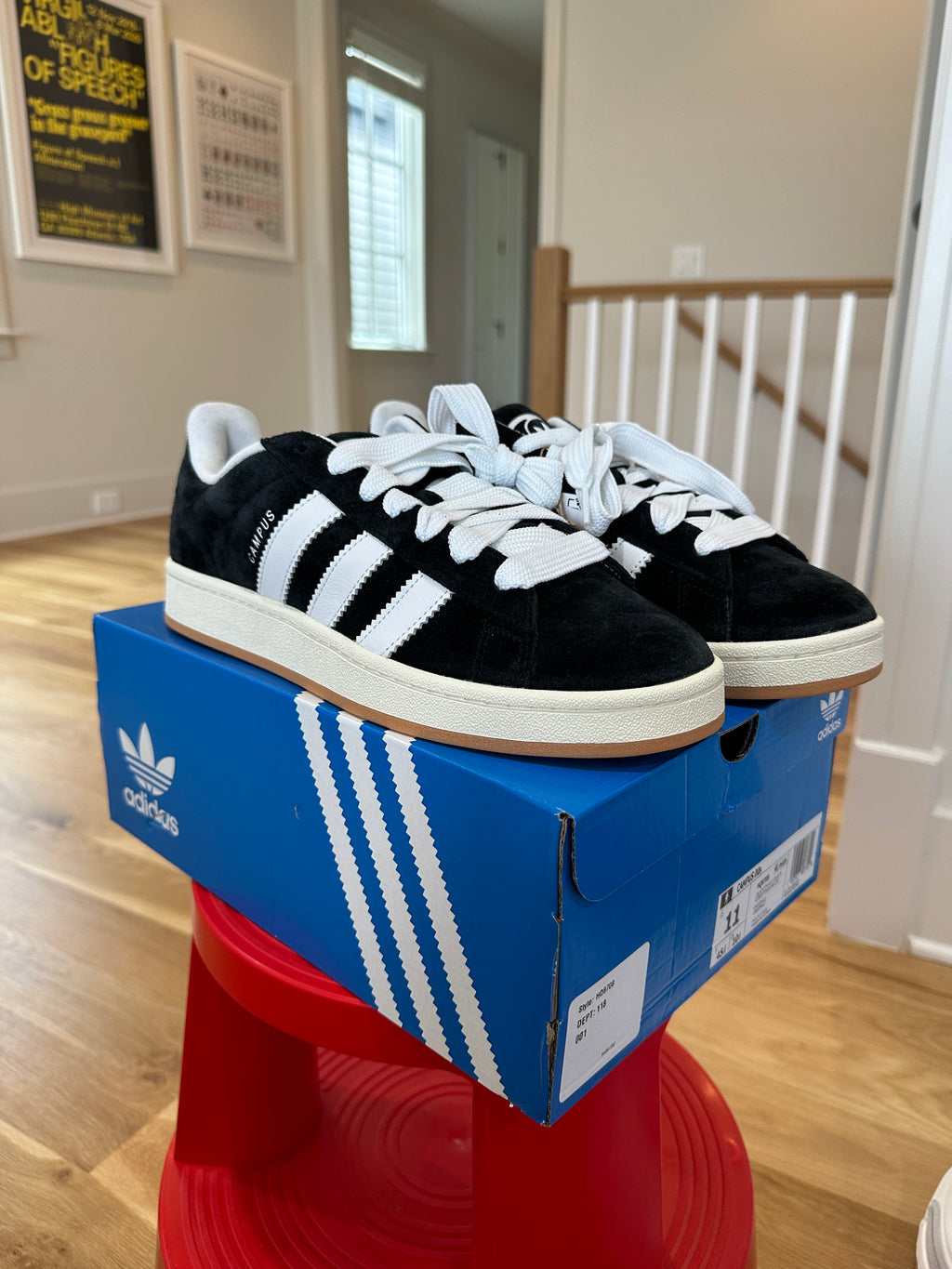 adidas Campus 00s Core Black Sz 11 (Below Retail!)