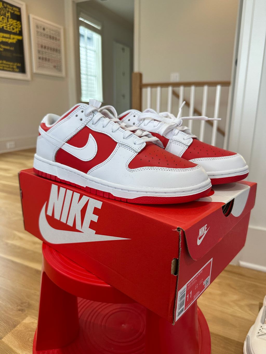 Nike Dunk Low Championship Red Sz 11