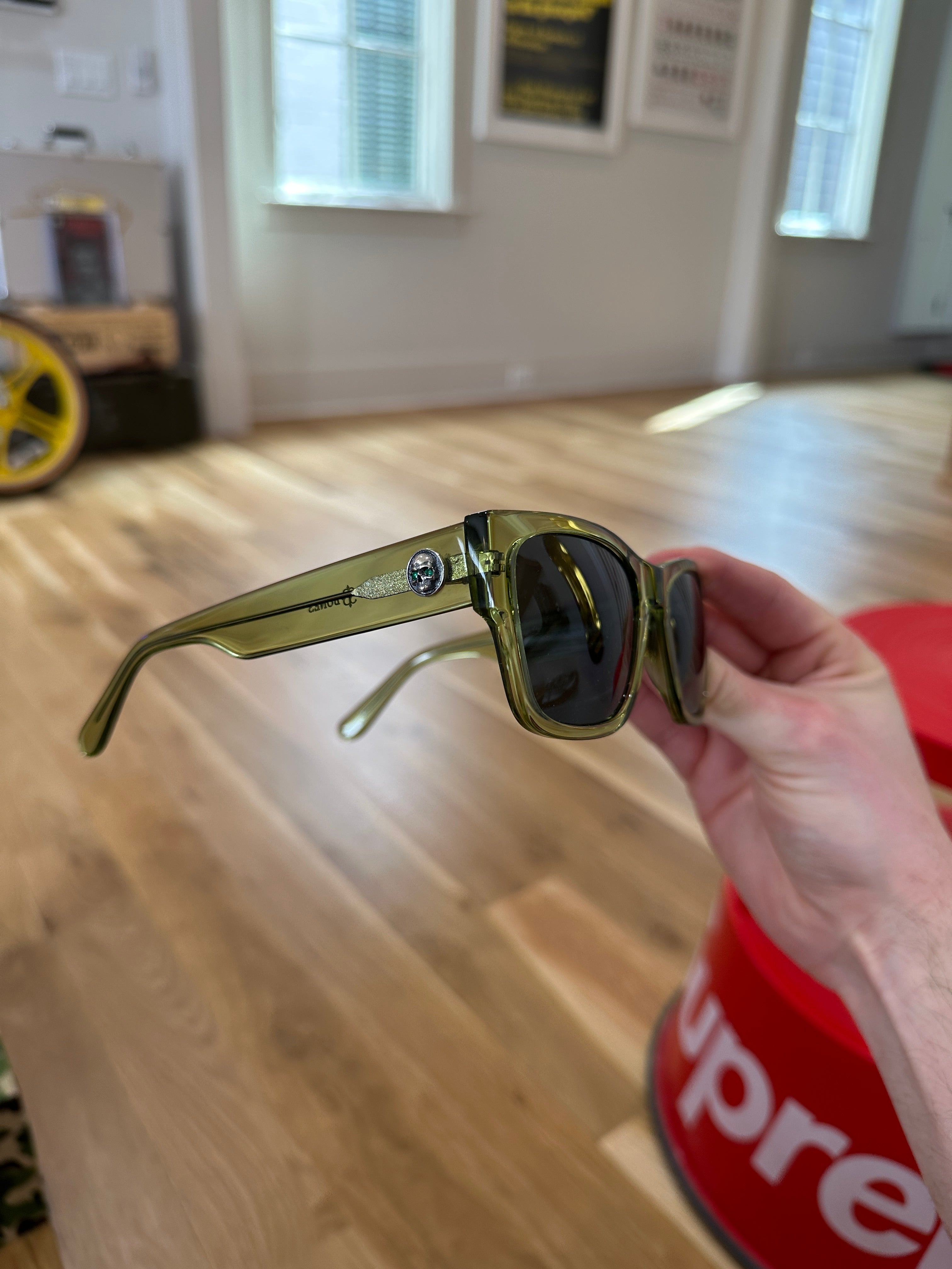 Saint Bones Sunglasses Green