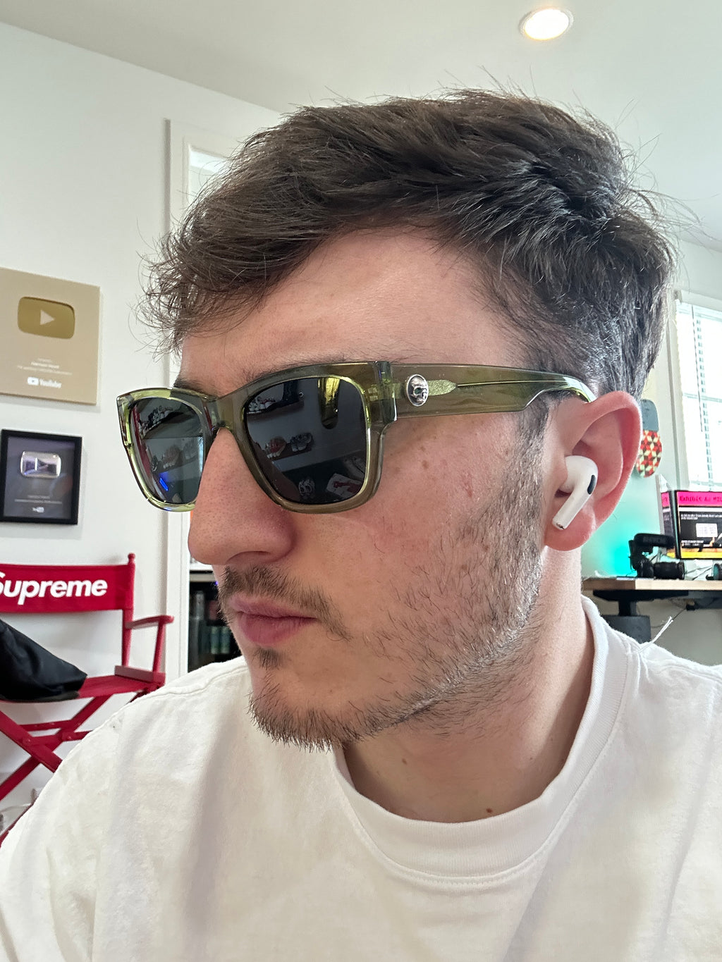 Saint Bones Sunglasses Green