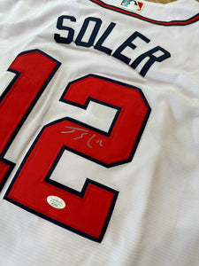 Jorge Soler Braves Autographed World Series Jersey