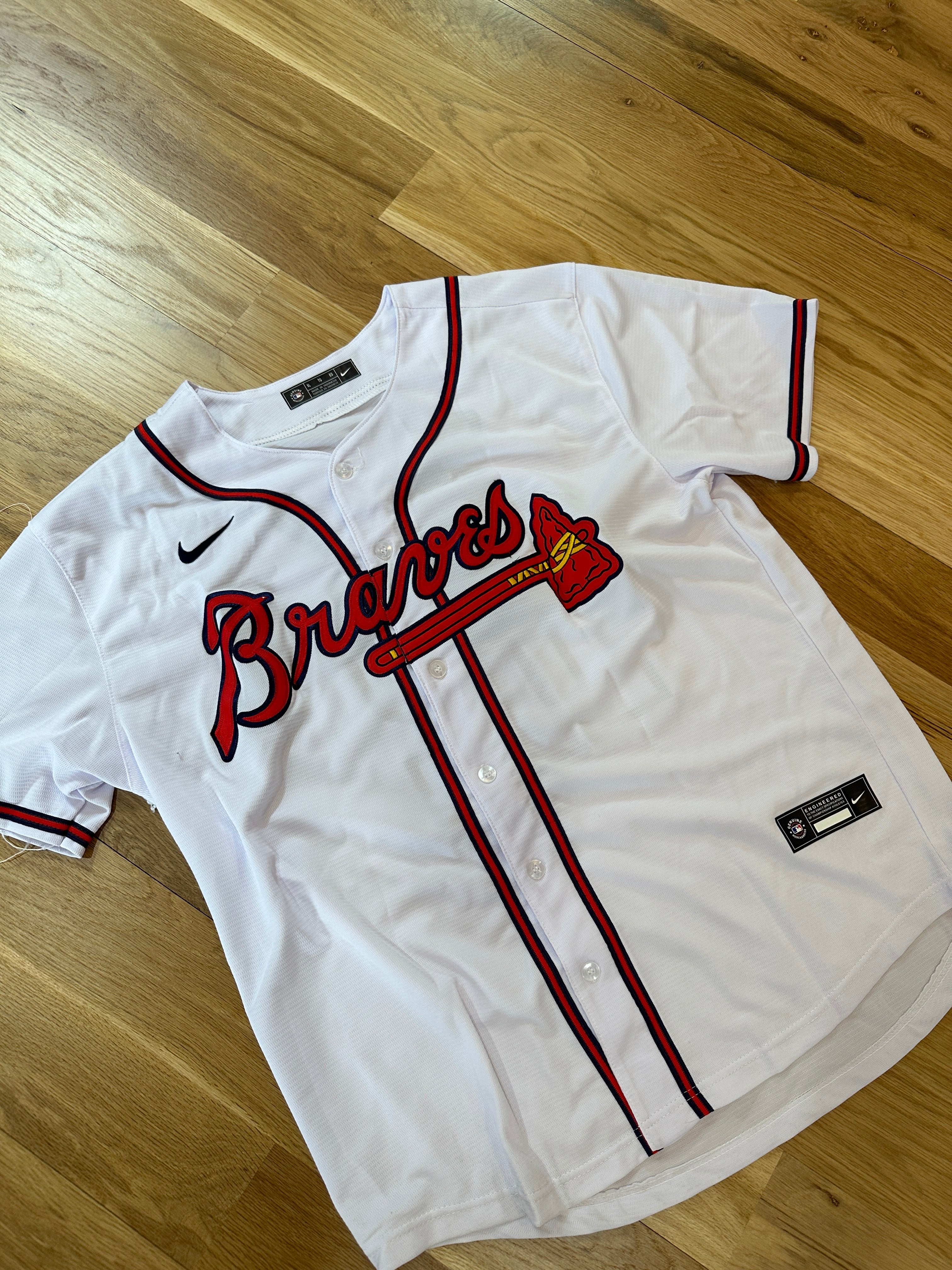 Jorge Soler Braves Autographed World Series Jersey
