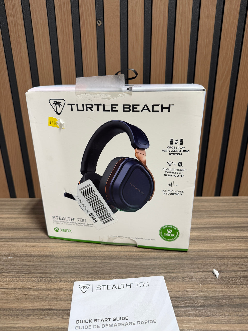 Turtle Beach Stealth 700 Gen 3 Wireless Multiplatform Amplified Gaming Headset for Xbox Series X|S, Xbox One, PC, PS5, Mobile