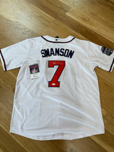 Load image into Gallery viewer, Dansby Swanson Autographed Braves World Series Jersey
