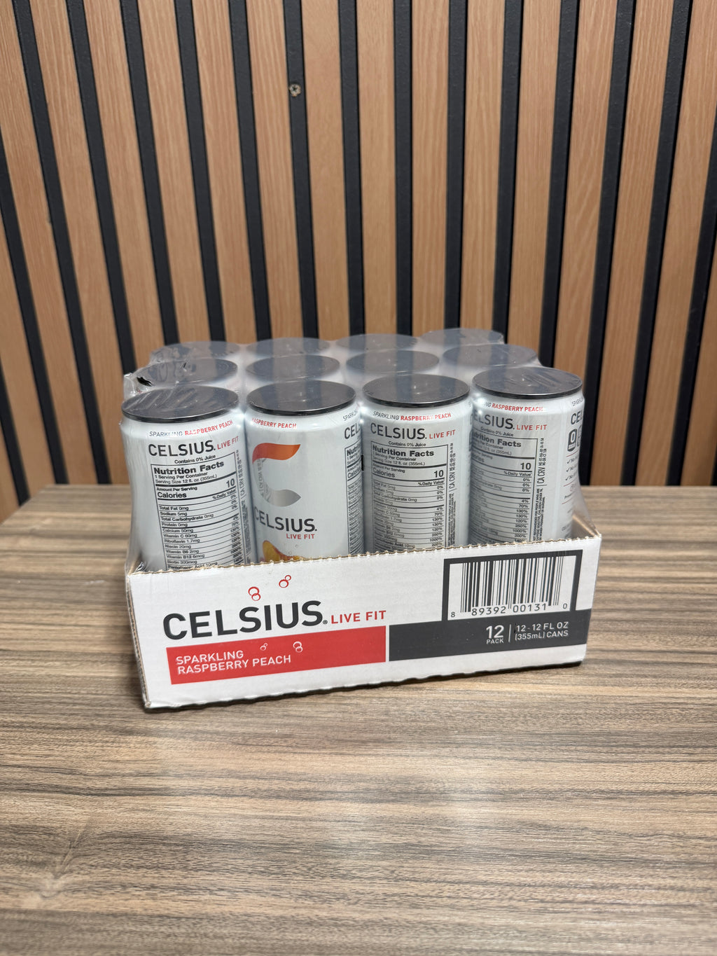 Celcious Sparkling Raspberry Peach