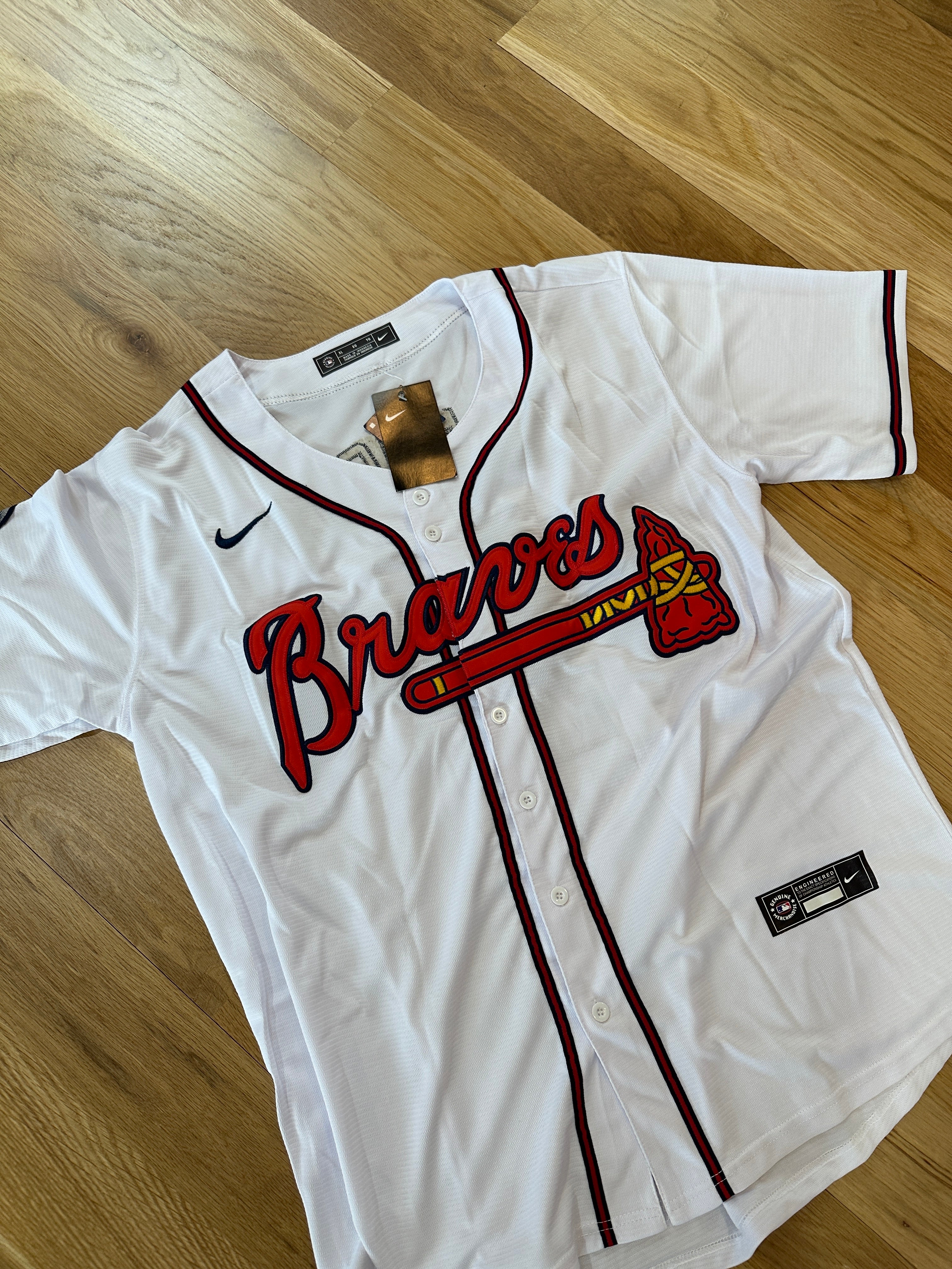 Dansby Swanson Autographed Braves World Series Jersey