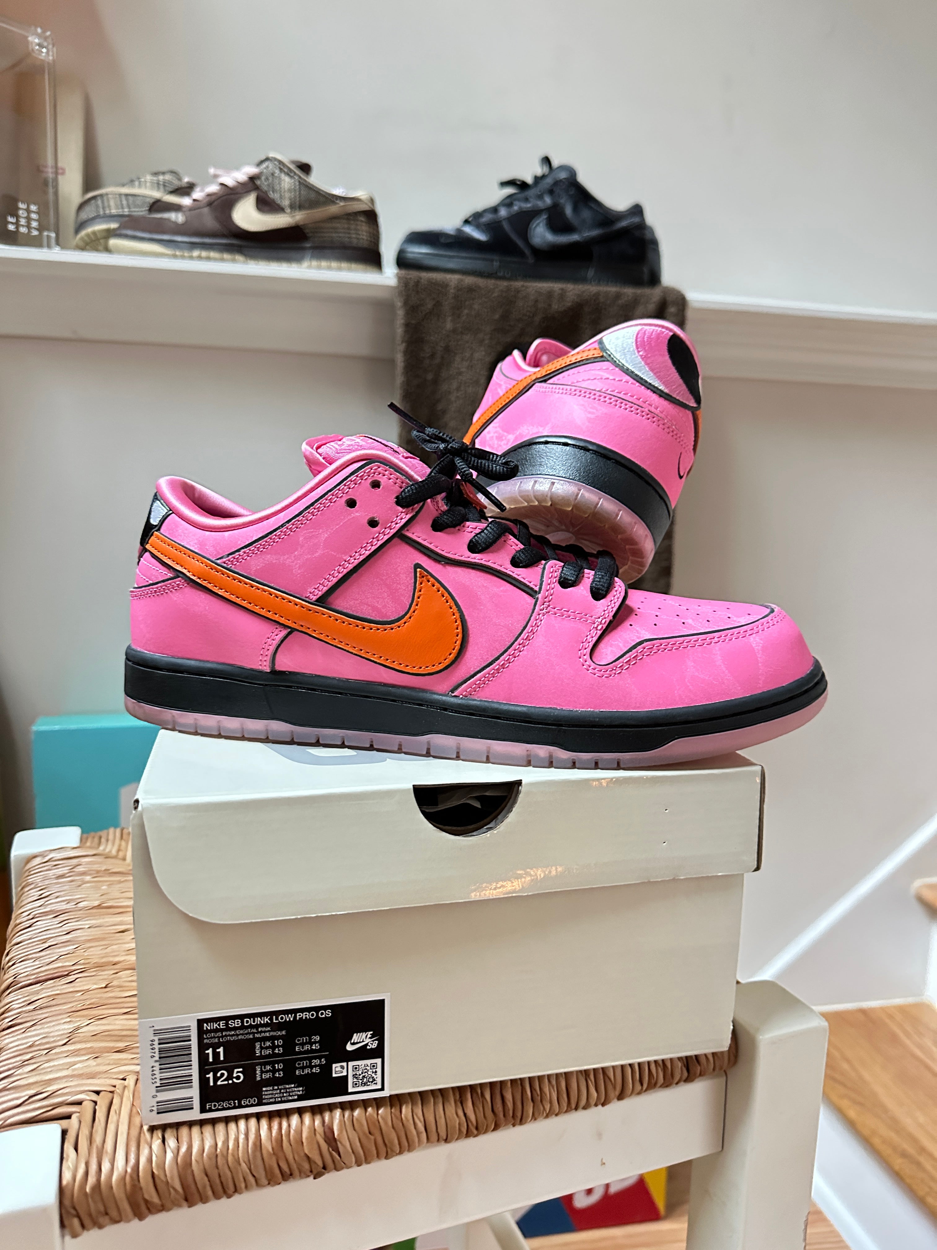 Nike SB Dunk Low Power Puff Girls "Blossom" Sz 11