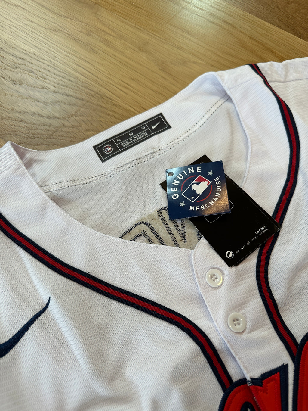 Dansby Swanson Autographed Braves World Series Jersey
