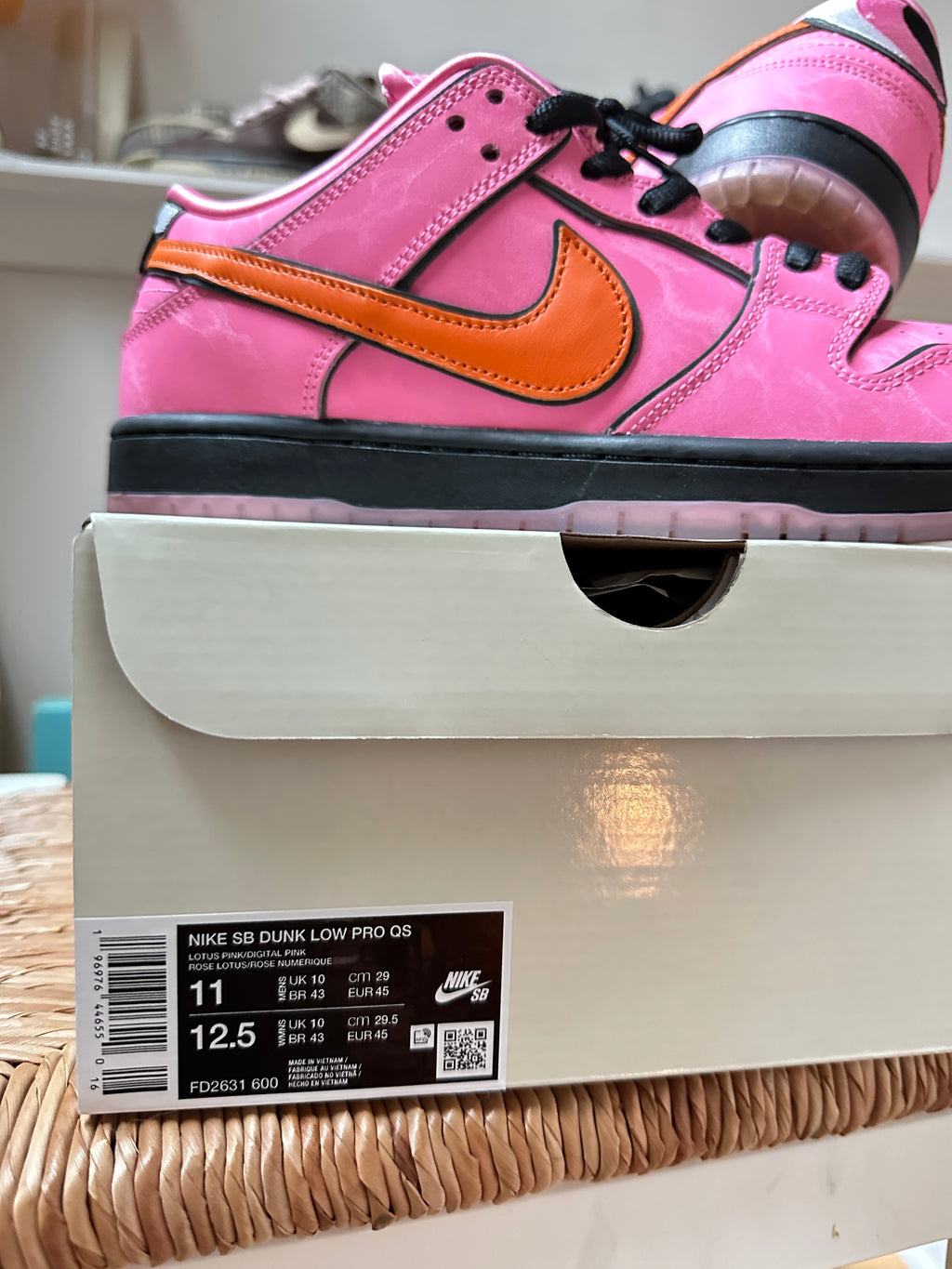 Nike SB Dunk Low Power Puff Girls "Blossom" Sz 11