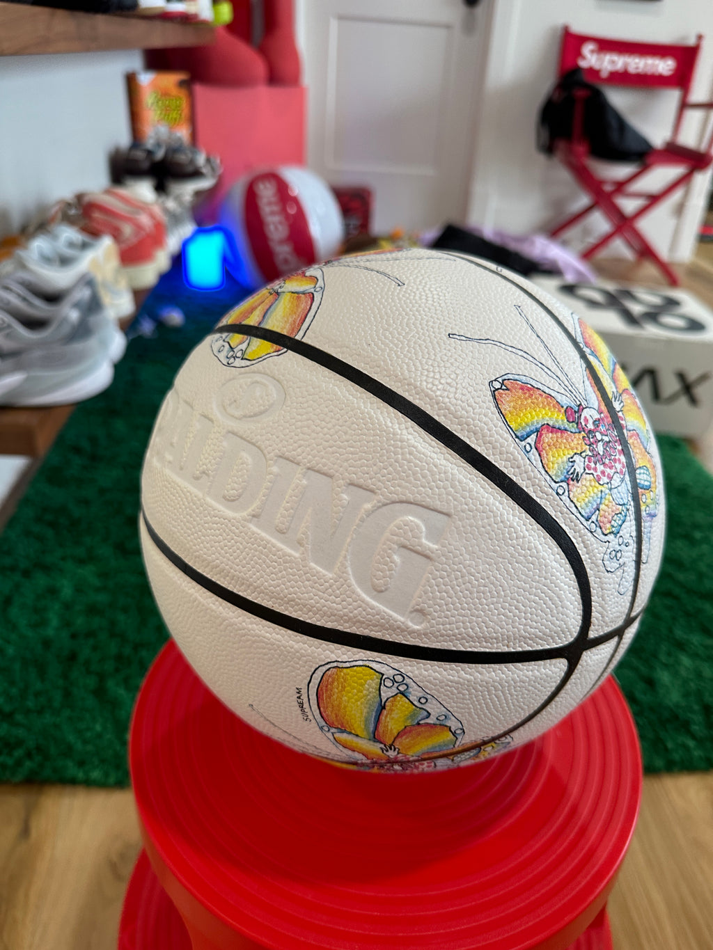 Supreme Gonz Butterfly Spalding Basketball