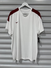 Load image into Gallery viewer, Nike Dri Fit T-Shirt White/Crimson Sz XL
