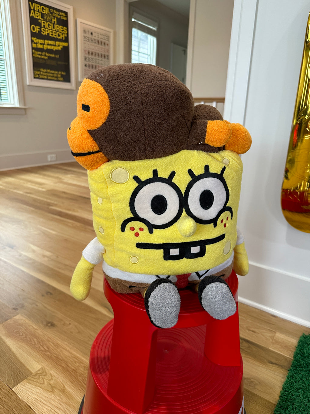 BAPE × Spongebob Milo Plush Doll a bathing ape