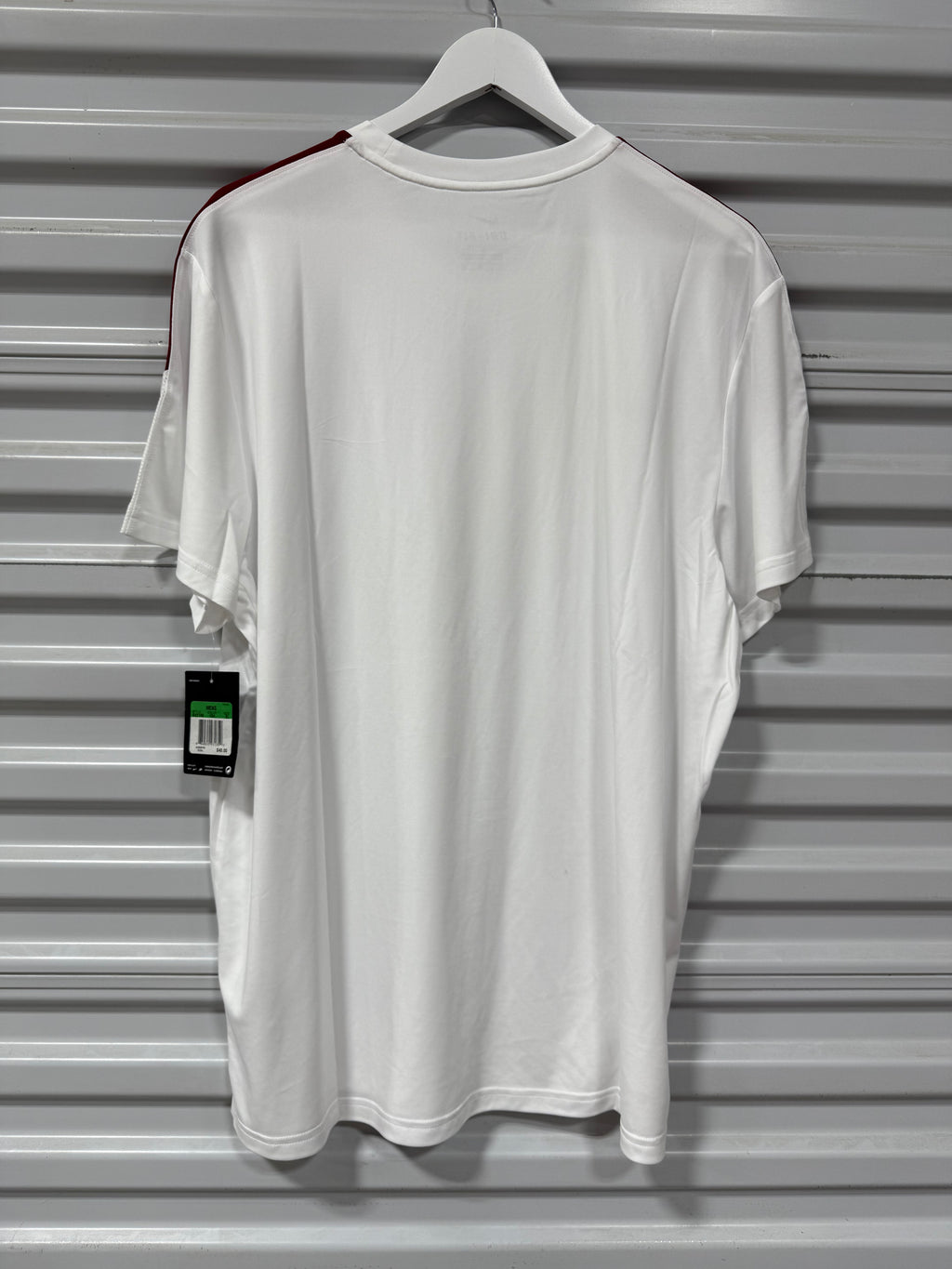 Nike Dri Fit T-Shirt White/Crimson Sz XL