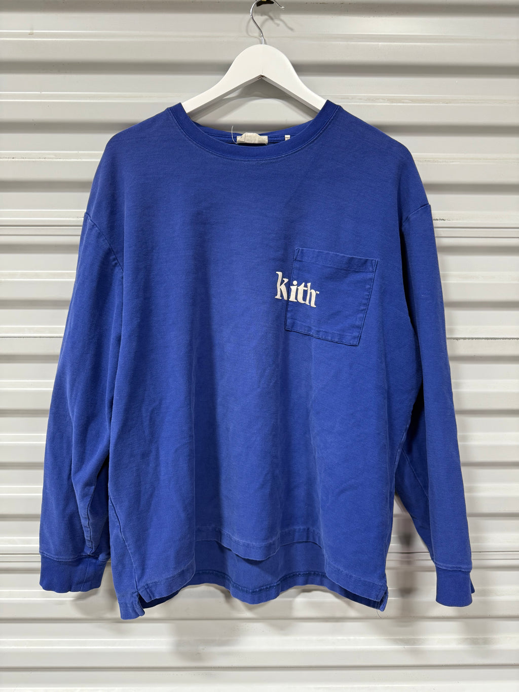 Kith Long Sleeve Blue Fits Size M/L