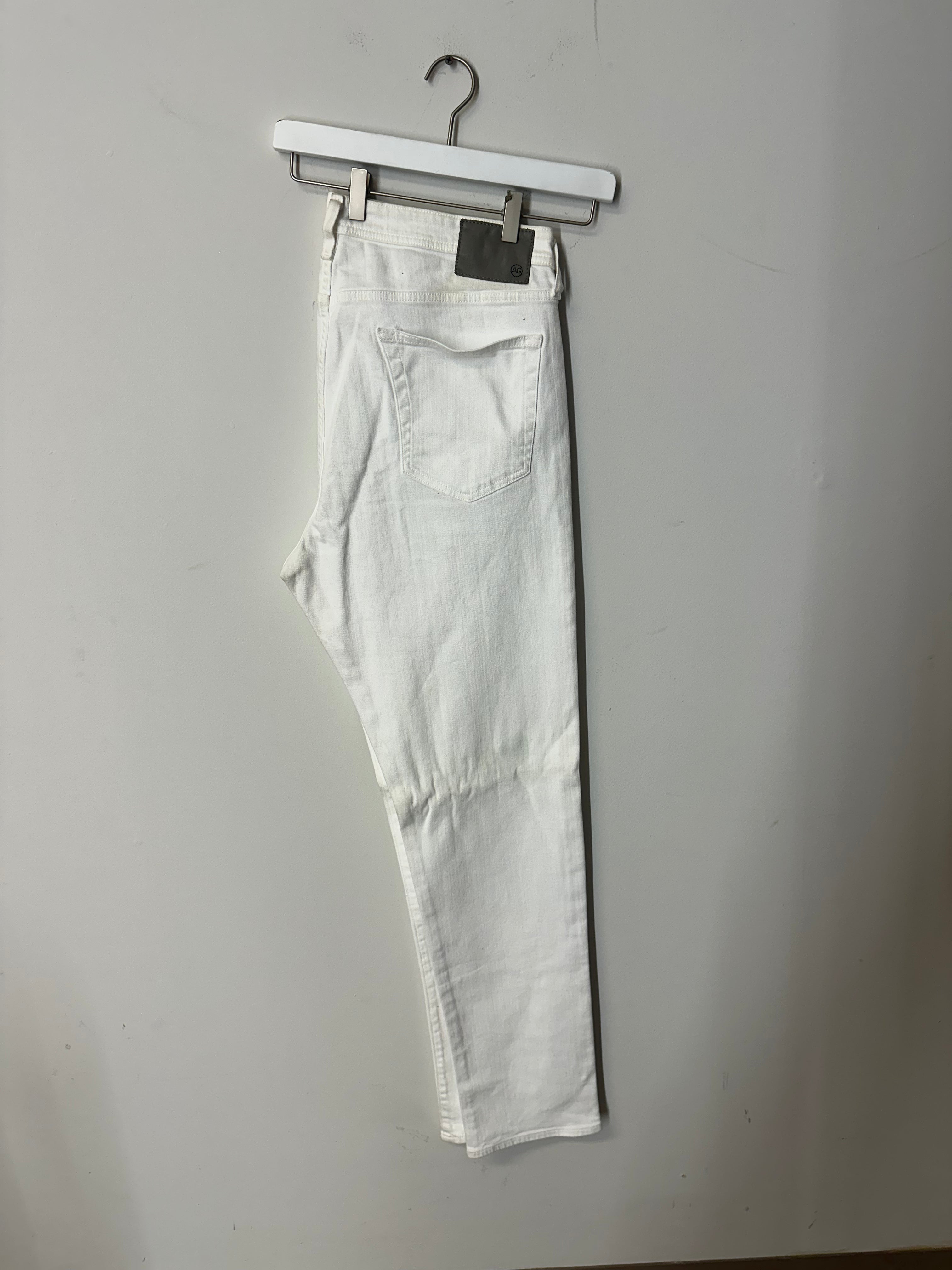 Adriano Goldschmied "Tellis Modern Slim" white jeans men's sz 40