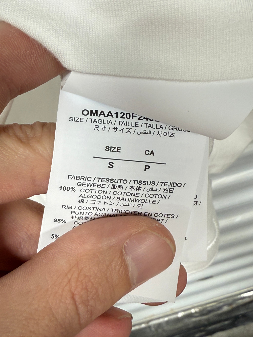 Off White Virgil Abloom T-Shirt Sz S (Fits like Medium)