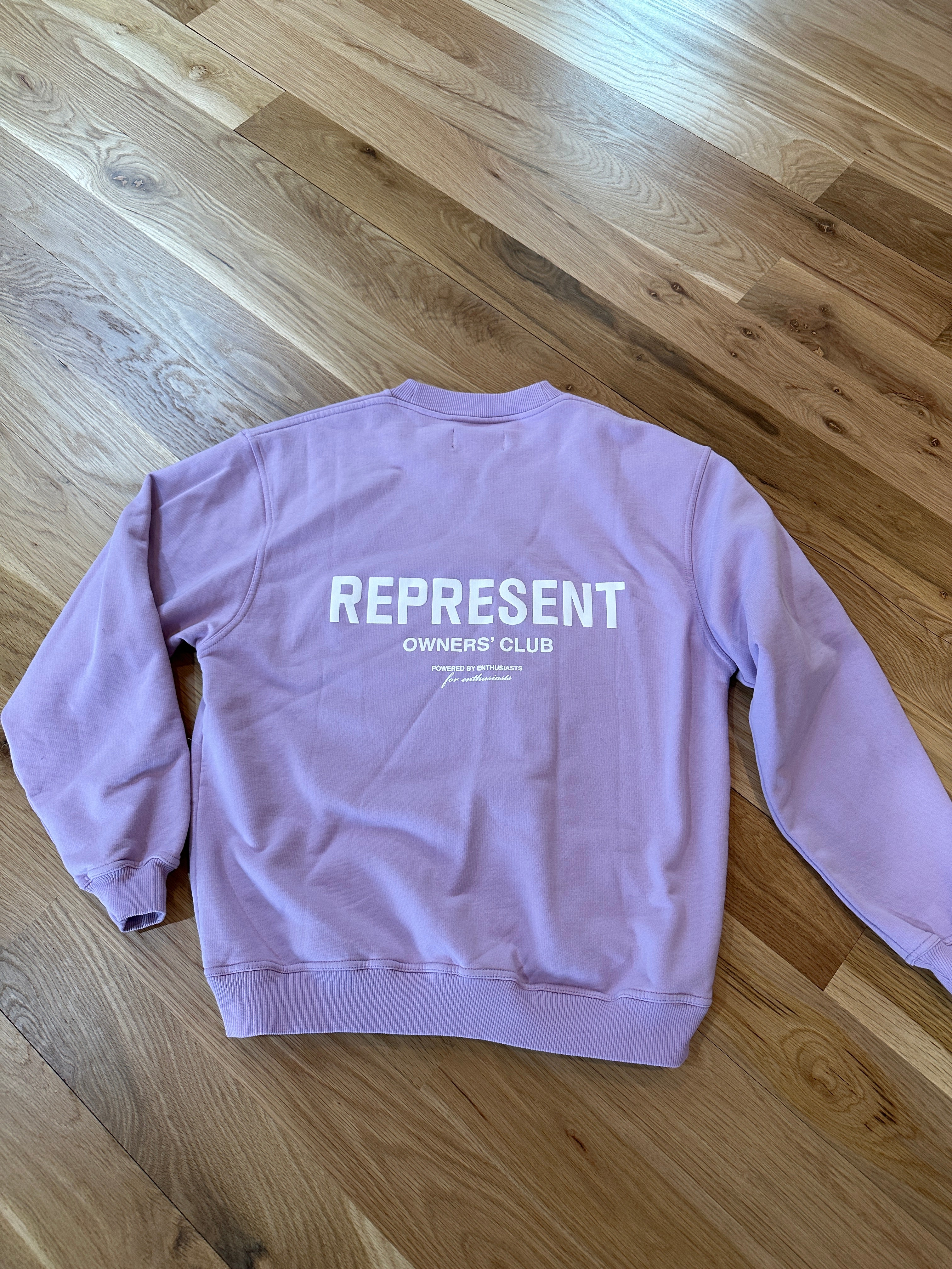 Represent Purple Crewneck Sz S