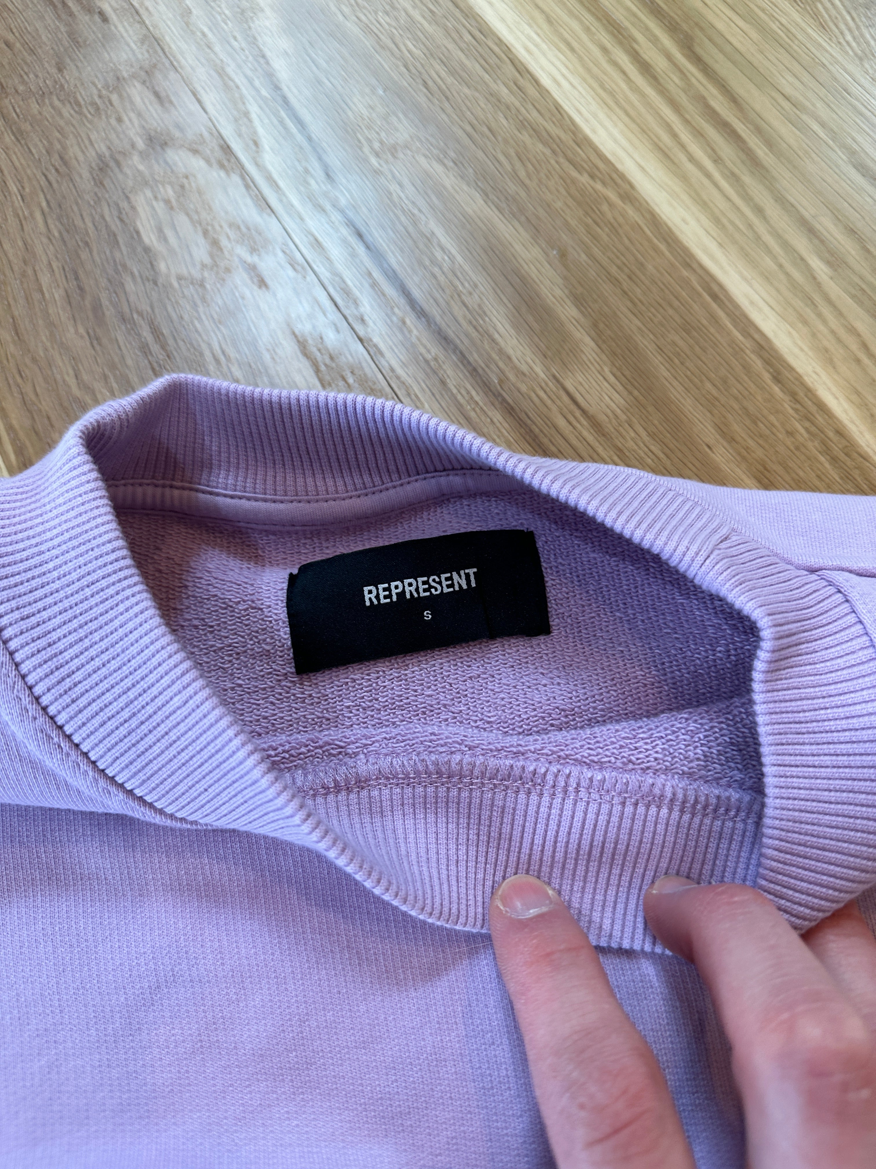 Represent Purple Crewneck Sz S