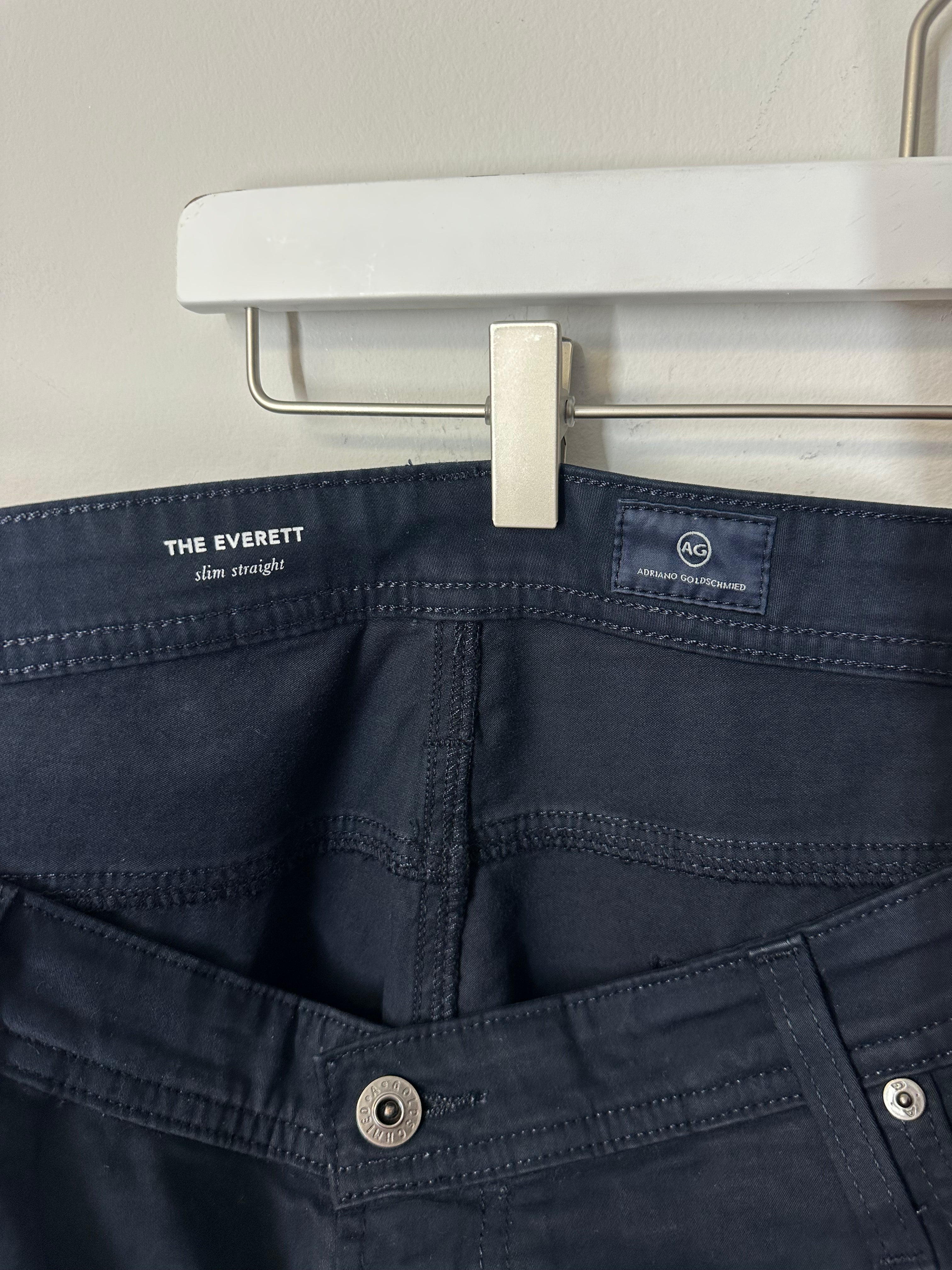 Adriano Goldschmied "The Everett" slim straight leg men's pants sz 40x32