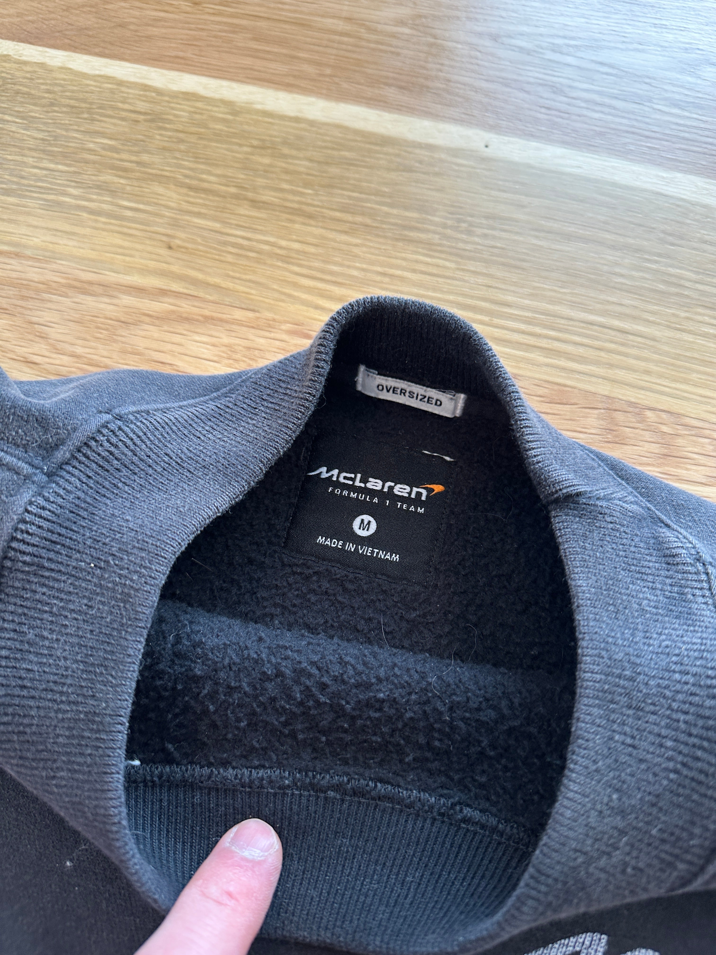 Mclaren Racing Abercrombie and Fitch Crewnecl Sz M
