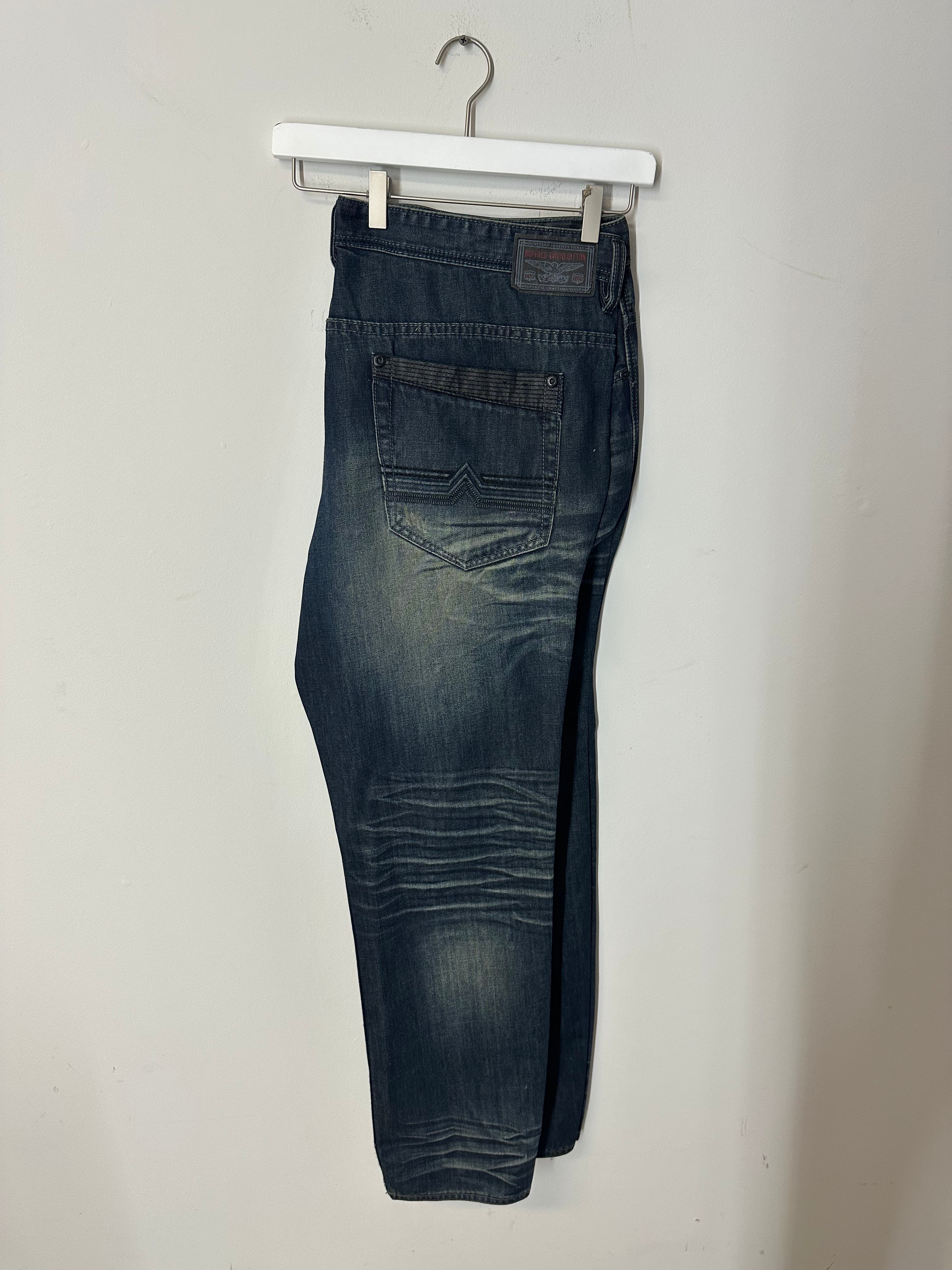 Buffalo David Bitton men's slim straight stretch jeans sz 44