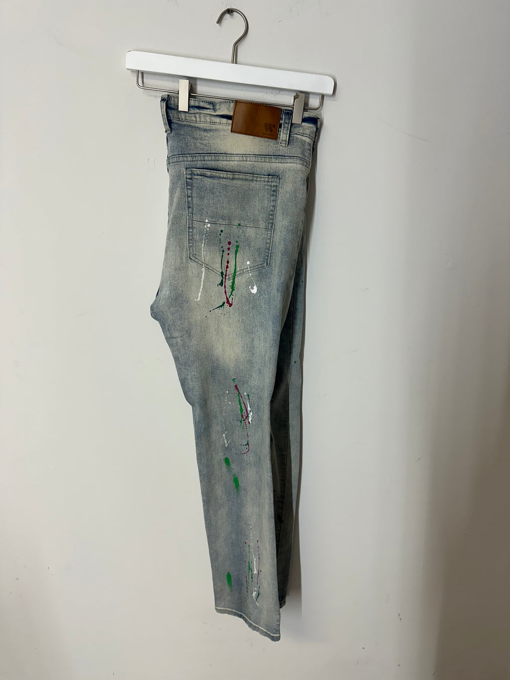Waimea blue distressed skinny jeans men's sz 40