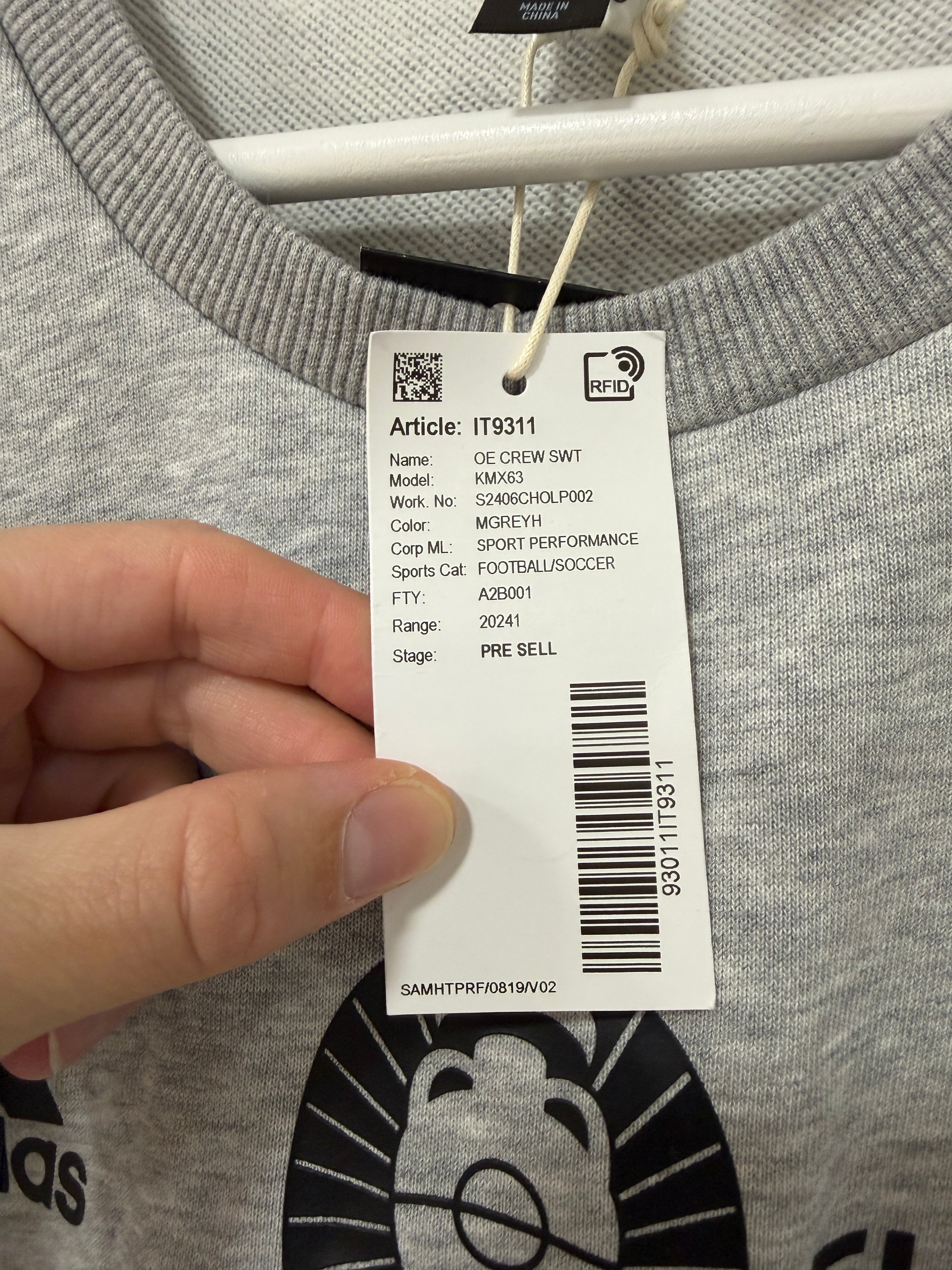 Adidas Euro 2024 Crew Sweatshirt
