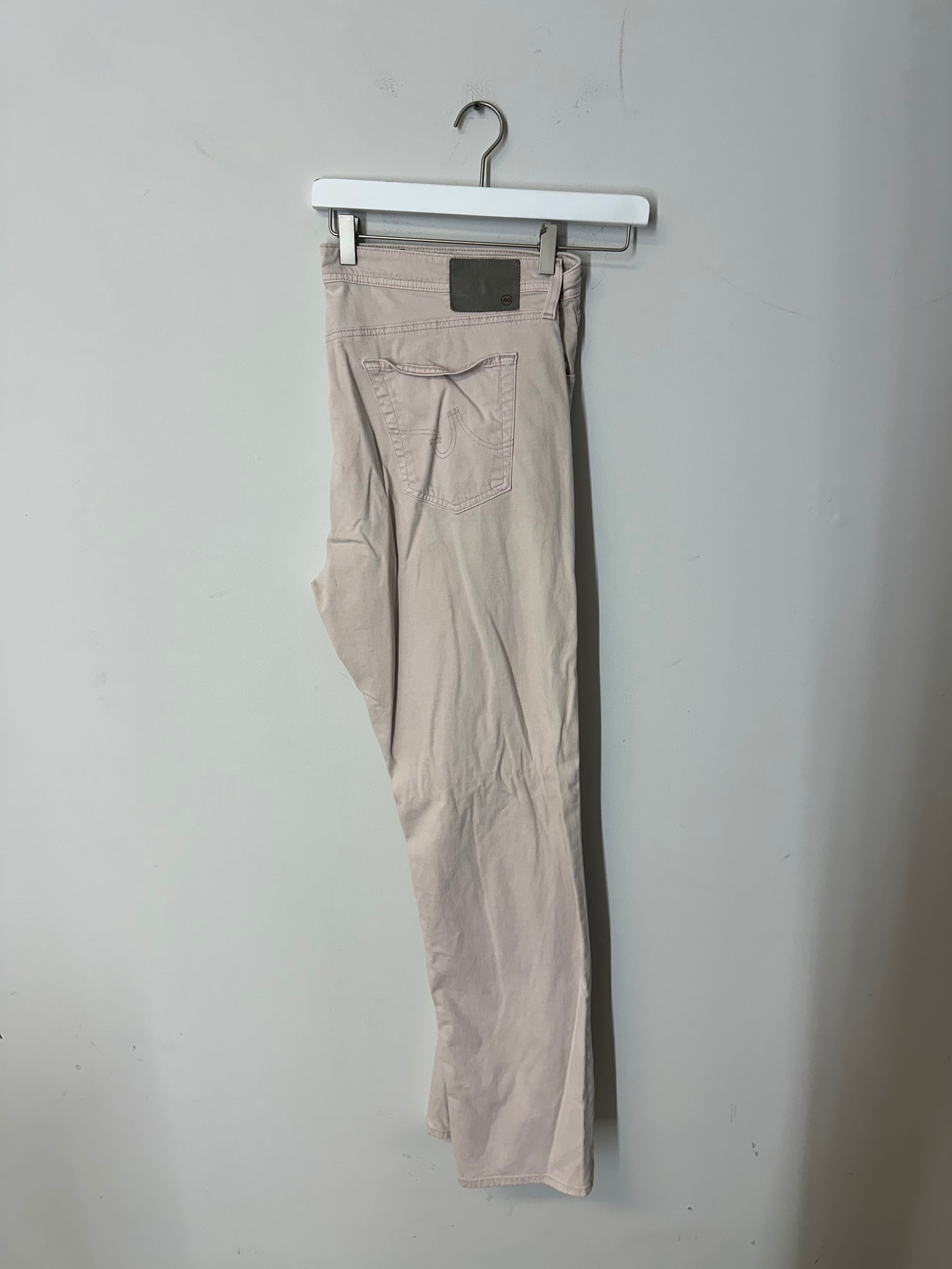 Adriano Goldschmied "The Everett" slim straight pants in pink men's sz 40x34