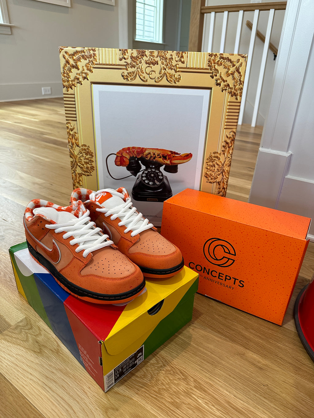 Nike SB Dunk Concepts Orange Lobster (Special Box) Sz 11.5
