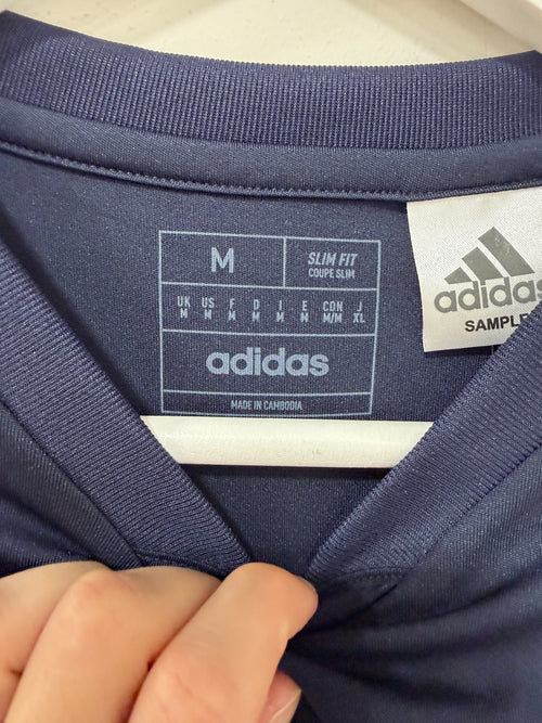 Adidas Real Madrid Training Jersey Navy Mens Sz Medium